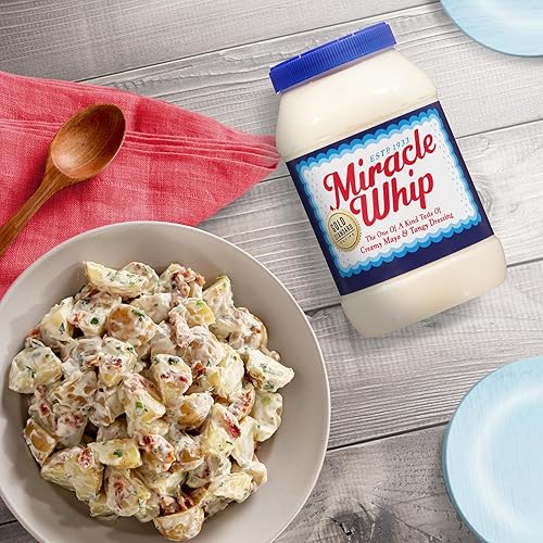 Miniatura 8 de Miracle Whip Aderezo tipo mayo, para un estilo de vida keto y bajo en carbohidratos, tarro de 30 onzas líquidas