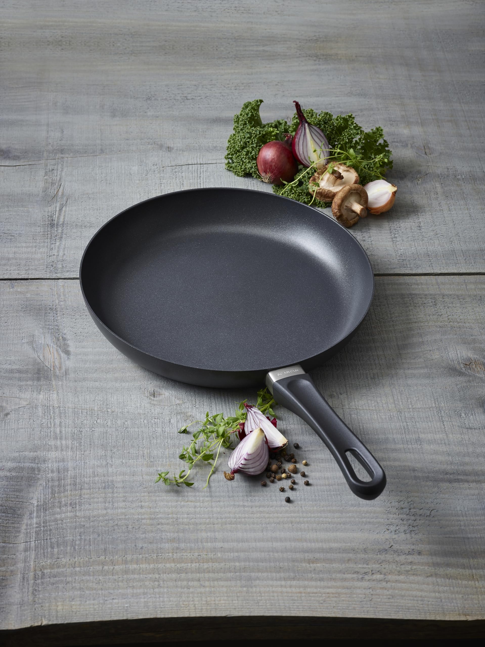 Scanpan Padella Urban 26 Cm Con Manico Rimovibile - Antiaderente Stratanium, Adatta A Induzione E Forno, Altezza 4 Cm