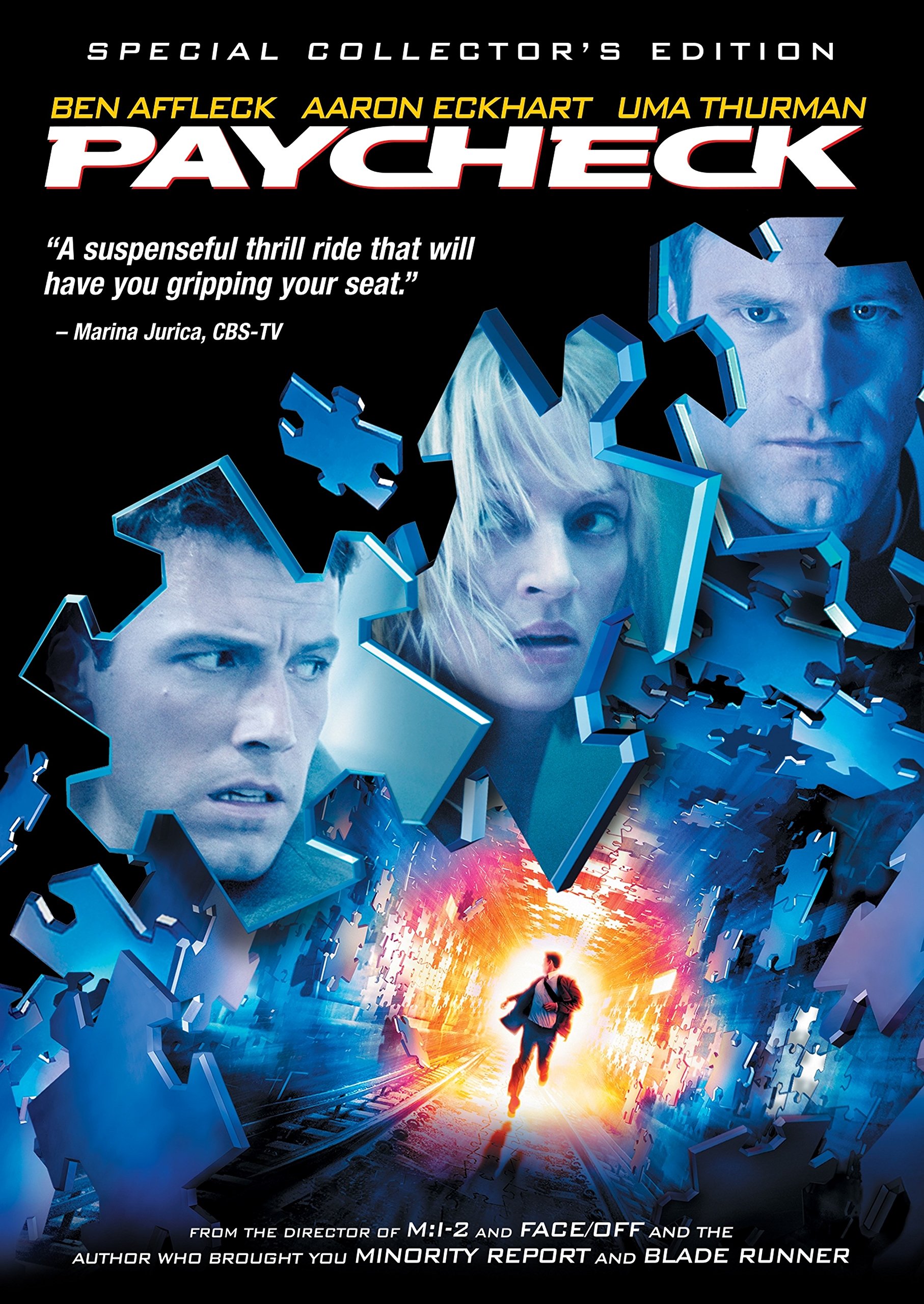 Paycheck DVD película para fans de Ben Affleck y thrillers de acción americanos