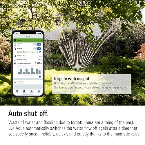 Miniatura 5 de Eve Aqua – Smart Water Controller for Apple Home app or Siri, irrigate Automatically with schedules, Easy to use, Remote Access, no Bridge,