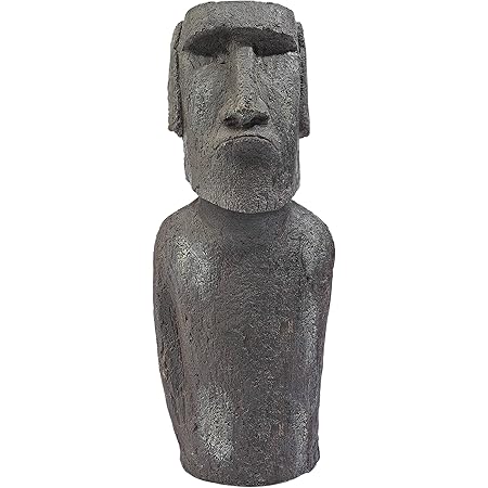 Amazon.com: Large Moai Statue Easter Island Head Sculpture Moai Bust ...