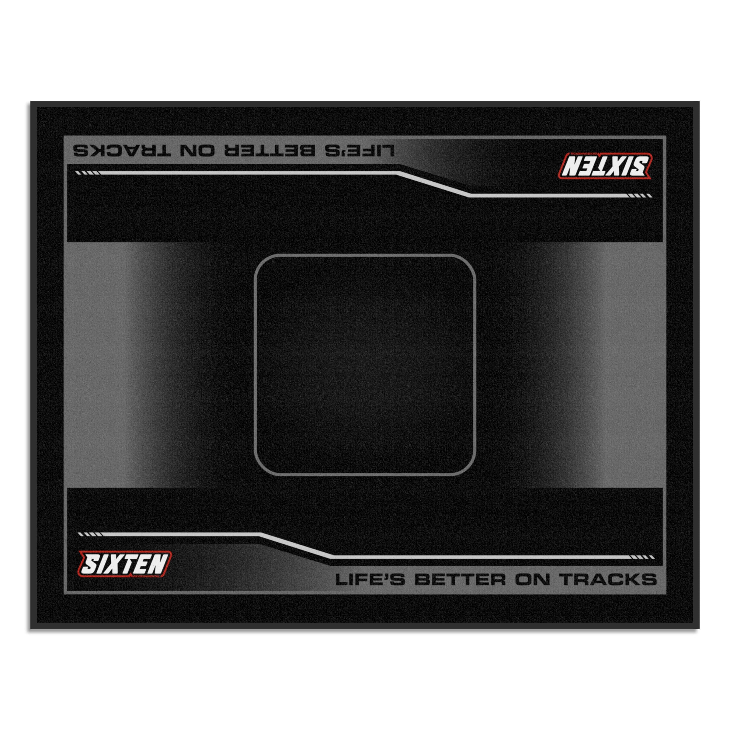 SIXTEN - Tappeto karting/quad 150 x 190, per paddock e garage, lavabile ed ecologico, ideale come regalo per sport meccanico