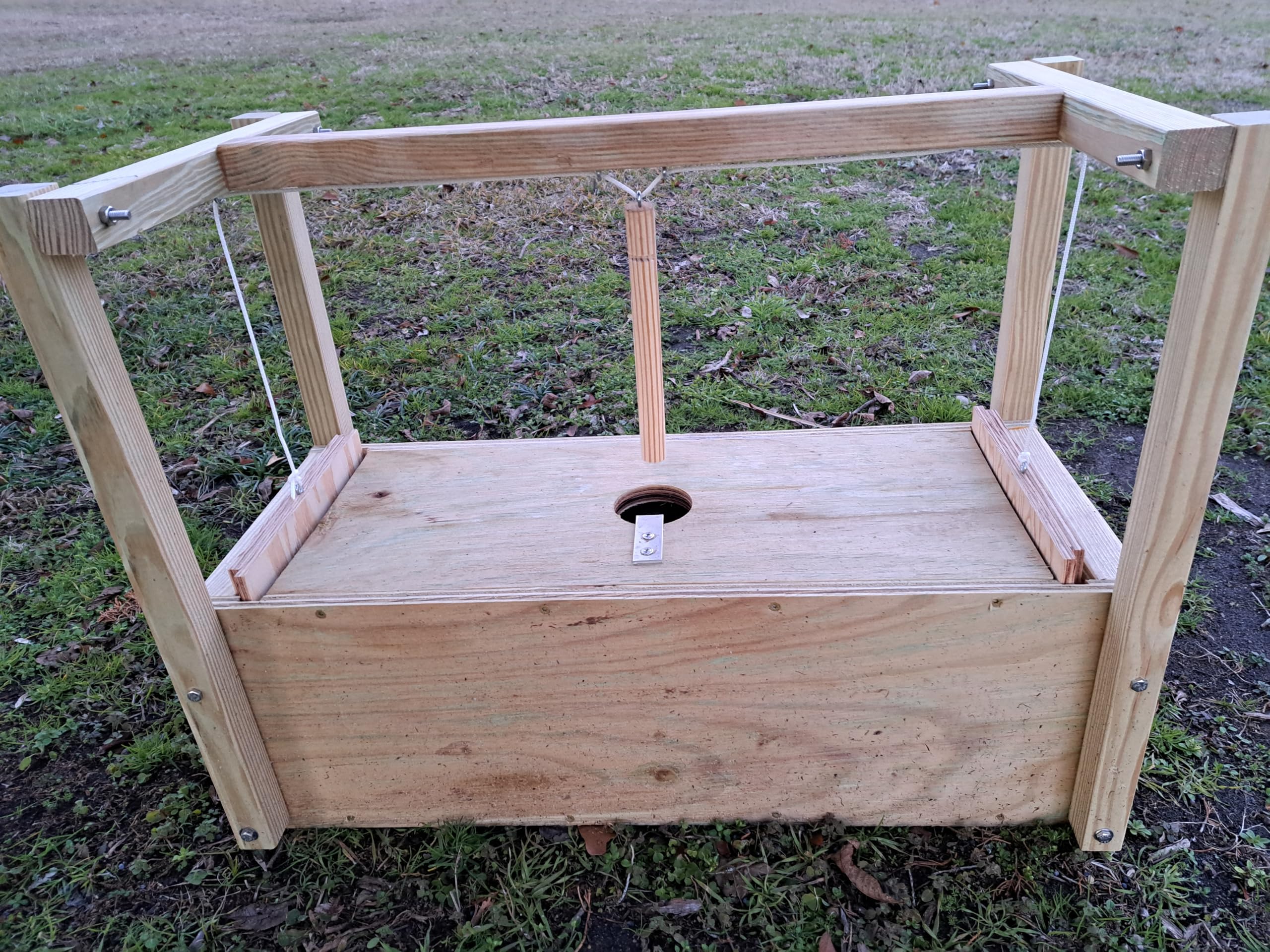 Armadillo Traps by Fat-RAY These Traps are Scented from Live Armadillos. Made from 3/4" Treated Plywood, with Marine Plywood Doors.