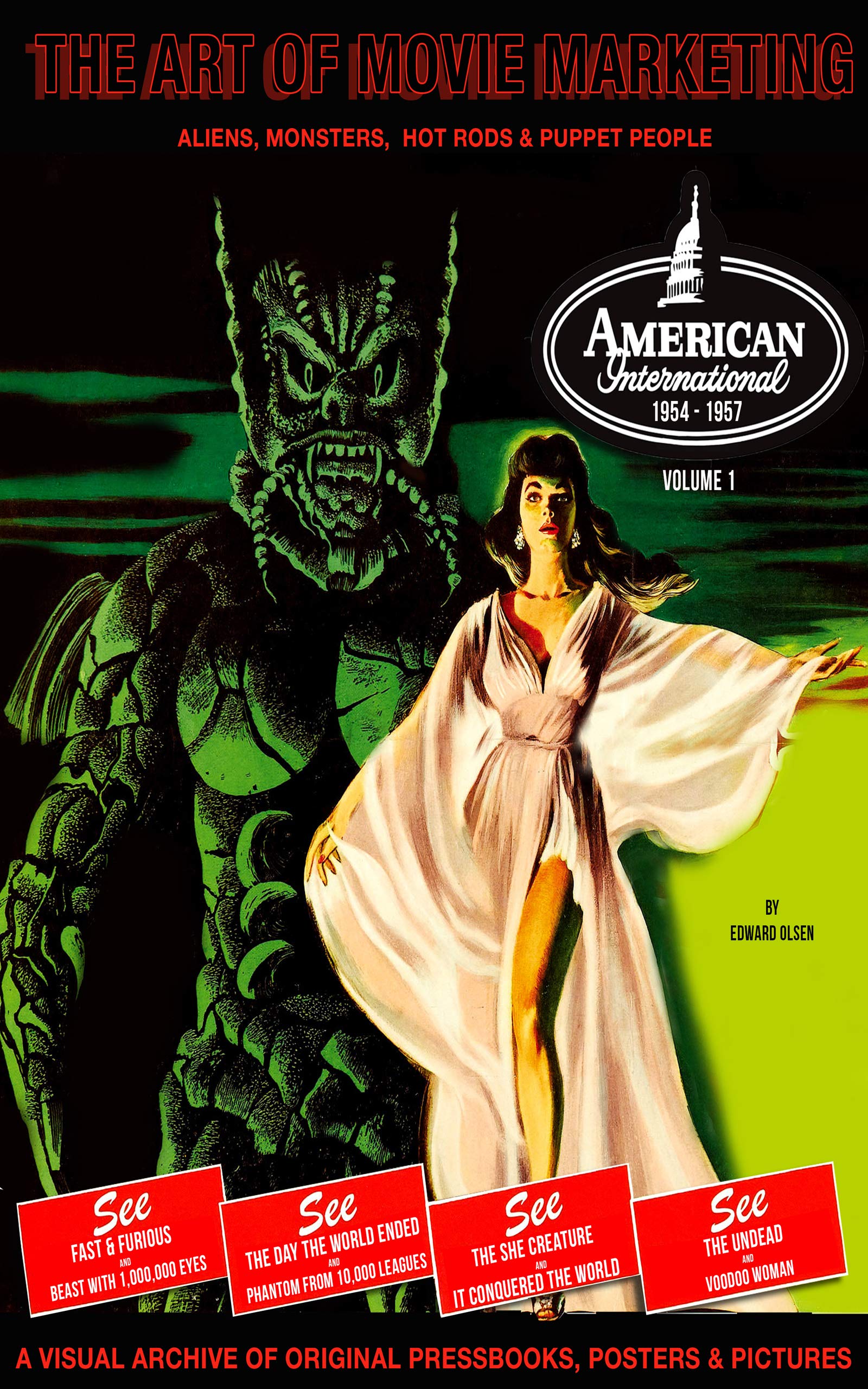 Art of Movie Marketing AIP 1954-1957 livre histoire cinéma US