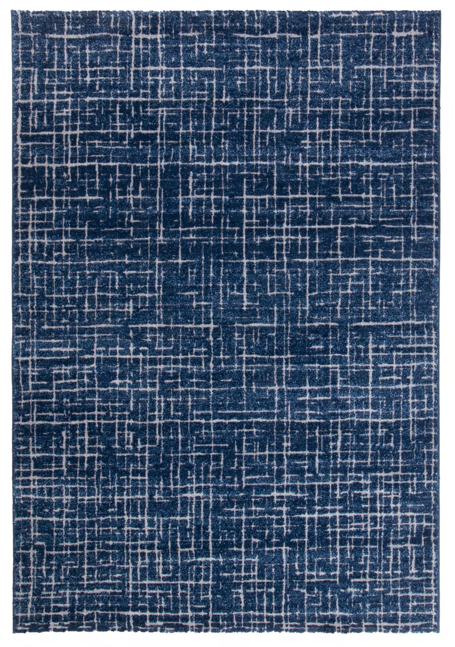 CarpetLiving.Com - Denver Blu | 133 x 190 cm | Tappeti Arredo | Tappeto di Design Moderno | Soggiorno, Salotto, Camera da Letto