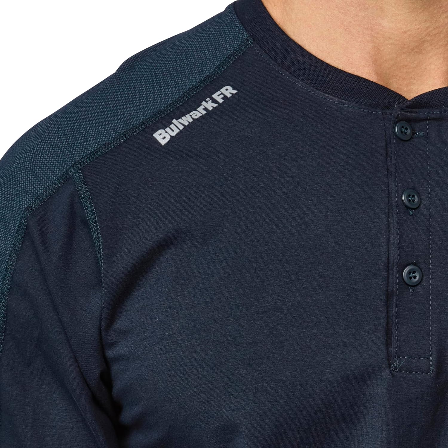 Bulwark FR Men's Flame Resistant Flex Knit Henley - Image 5