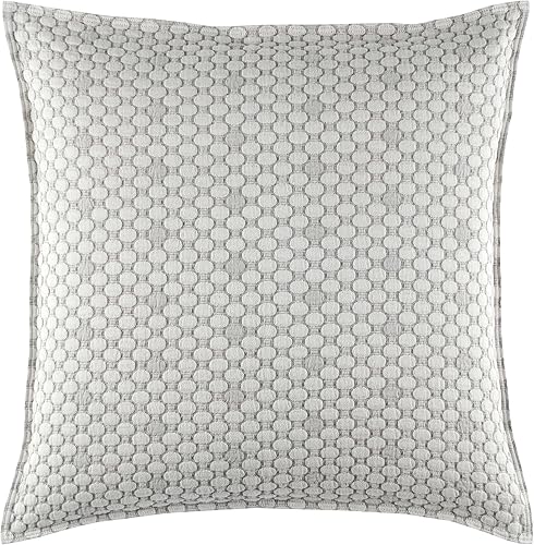 Miniatura 4 de Pine Cone Hill Lodi - Funda de almohada Matelasse, tamaño estándar, patrón sólido plateado