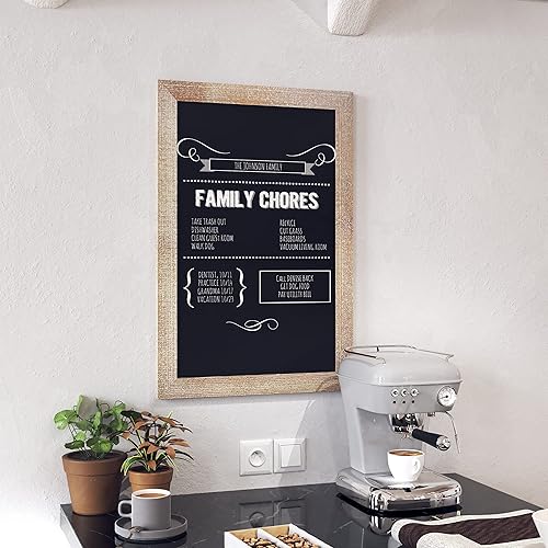 Vista 84 de HBCY Creations - Pizarras magnéticas de pared, estilo rústico