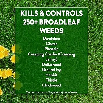 GreenView Broadleaf Weed Control Plus Lawn Food 39 lb. Bag Covers 15,000 sq. ft. Kills 250+ Weeds Fertilizer for Grass with GreenSmart Enhanced Efficiency Technology