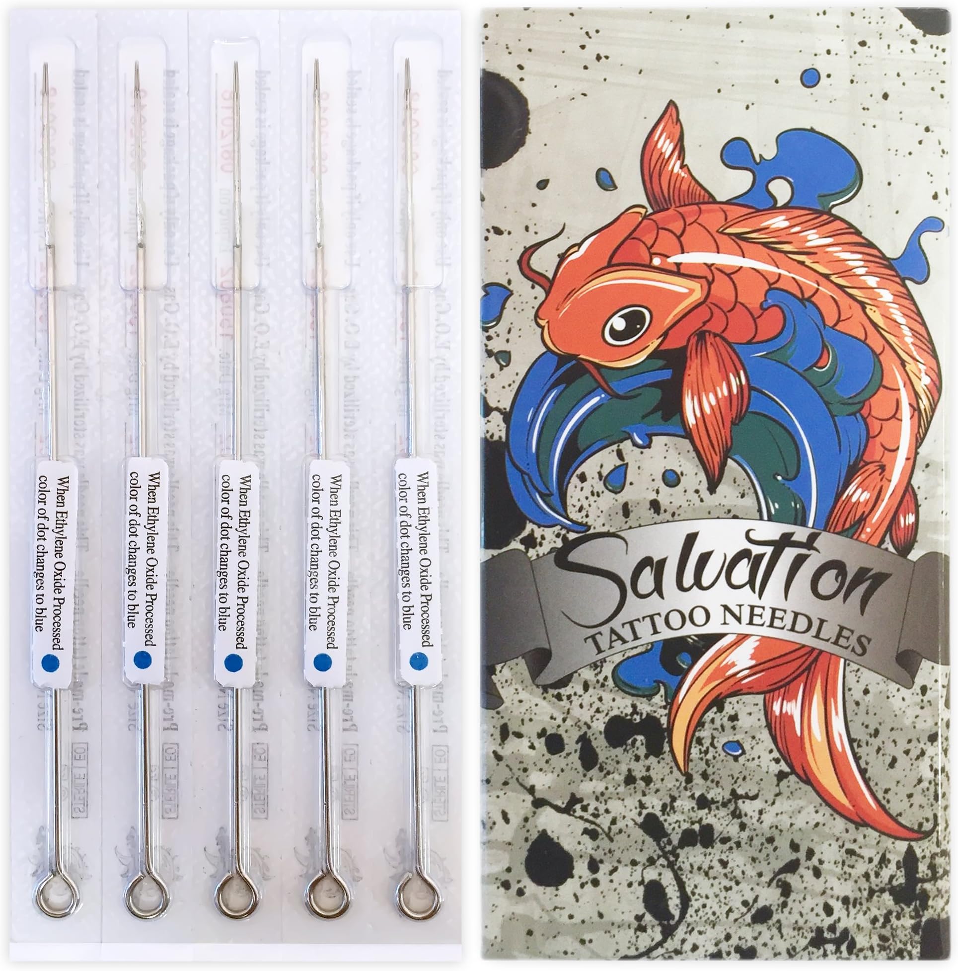 100 Pcs - 5RL - Disposable & Sterilized - 5 Round Liner