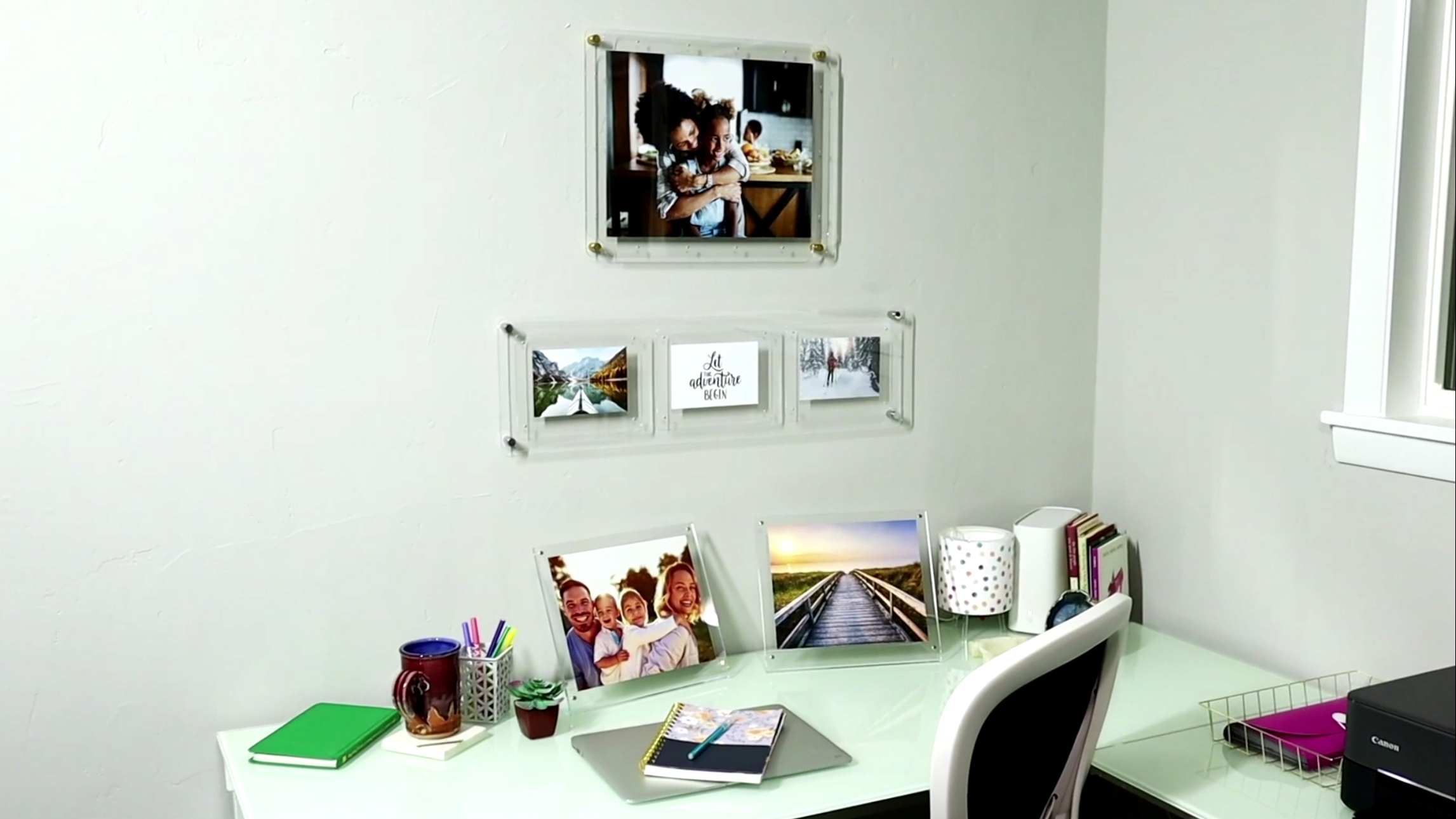 Cadre Photo Magnétique En Acrylique – épais 8+8 Mm, Affiche 1 Photo 14,8x21 Cm (design Transparent) - 12