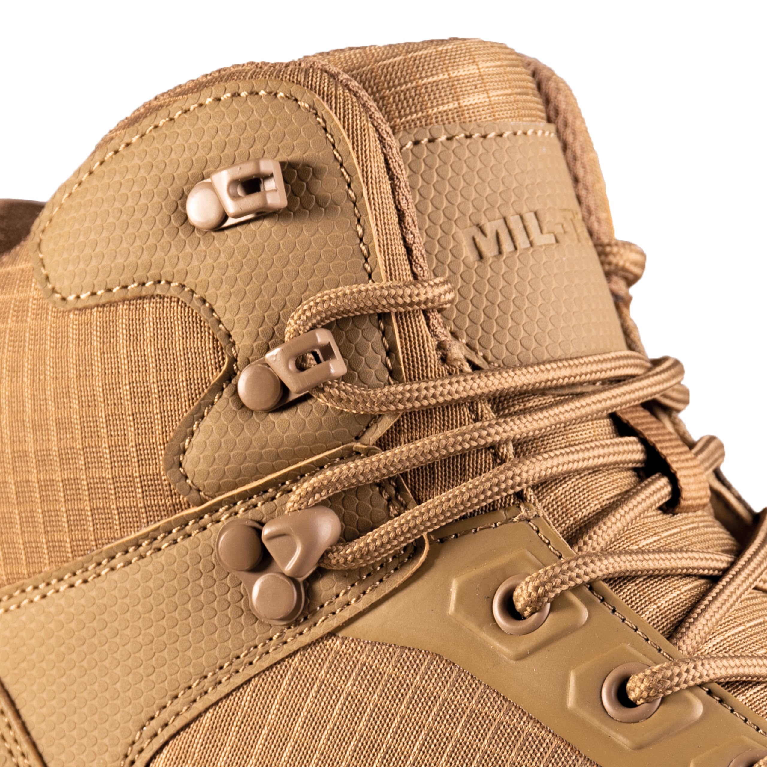 Mil-Tec Tactical Boot Lightweight Einsatzschuh mit Speed-Lace-System verstärktem Zehenbereich Ripstop-Schuh rutschfester Sohle Outdoor Arbeit