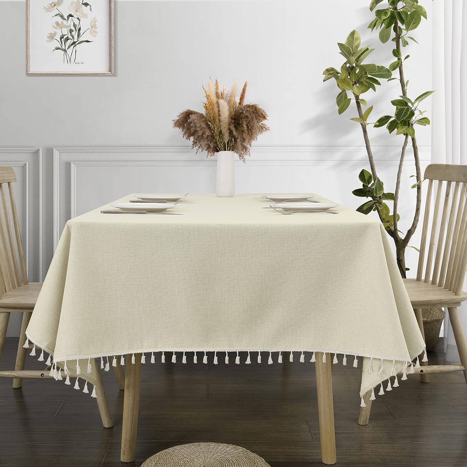 Burlap Table Cloth for Rectangle Table Covers for 810