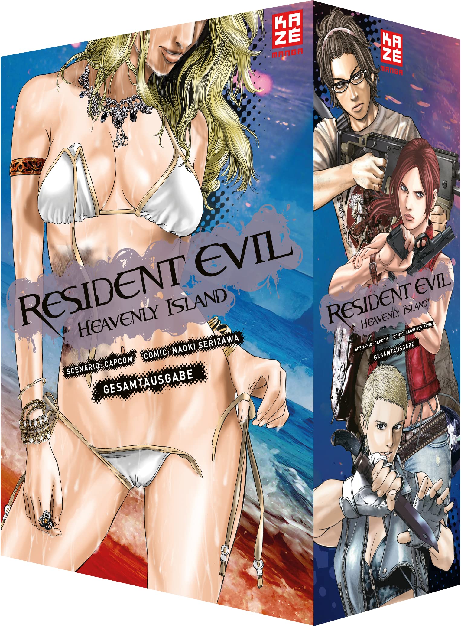 Kaz Manga Resident Evil - Heavenly Island (Komplettpaket): Komplettpaket