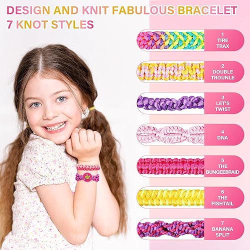 Miniatura 2 de Dpai Kit de fabricación de pulseras de la amistad para niñas, juguetes de manualidades y manualidades, kit de cuerda de joyería, las mejores ideas