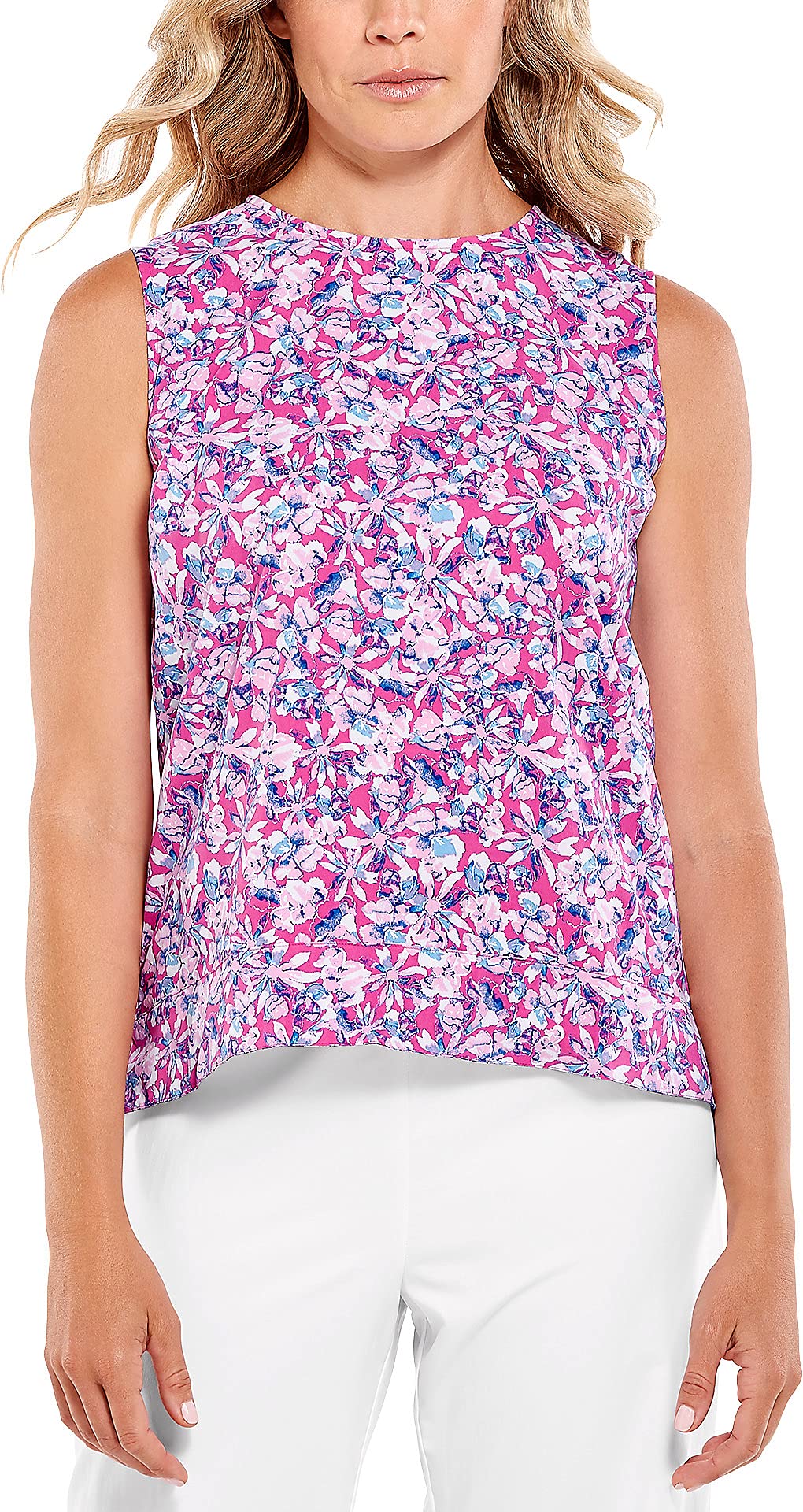 UPF 50+ Women's St. Tropez Swing Tank Top - Sun Protective
