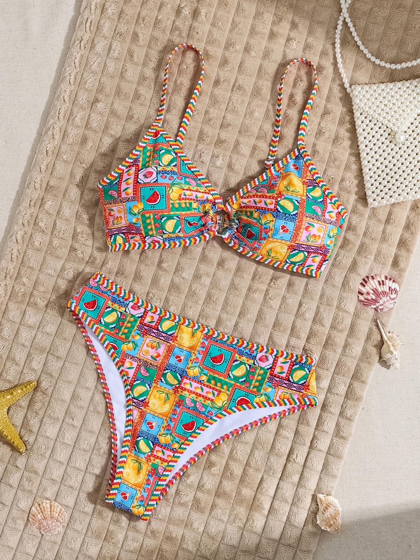 Fanuerg Bikini Sets Set di Bikini Donna