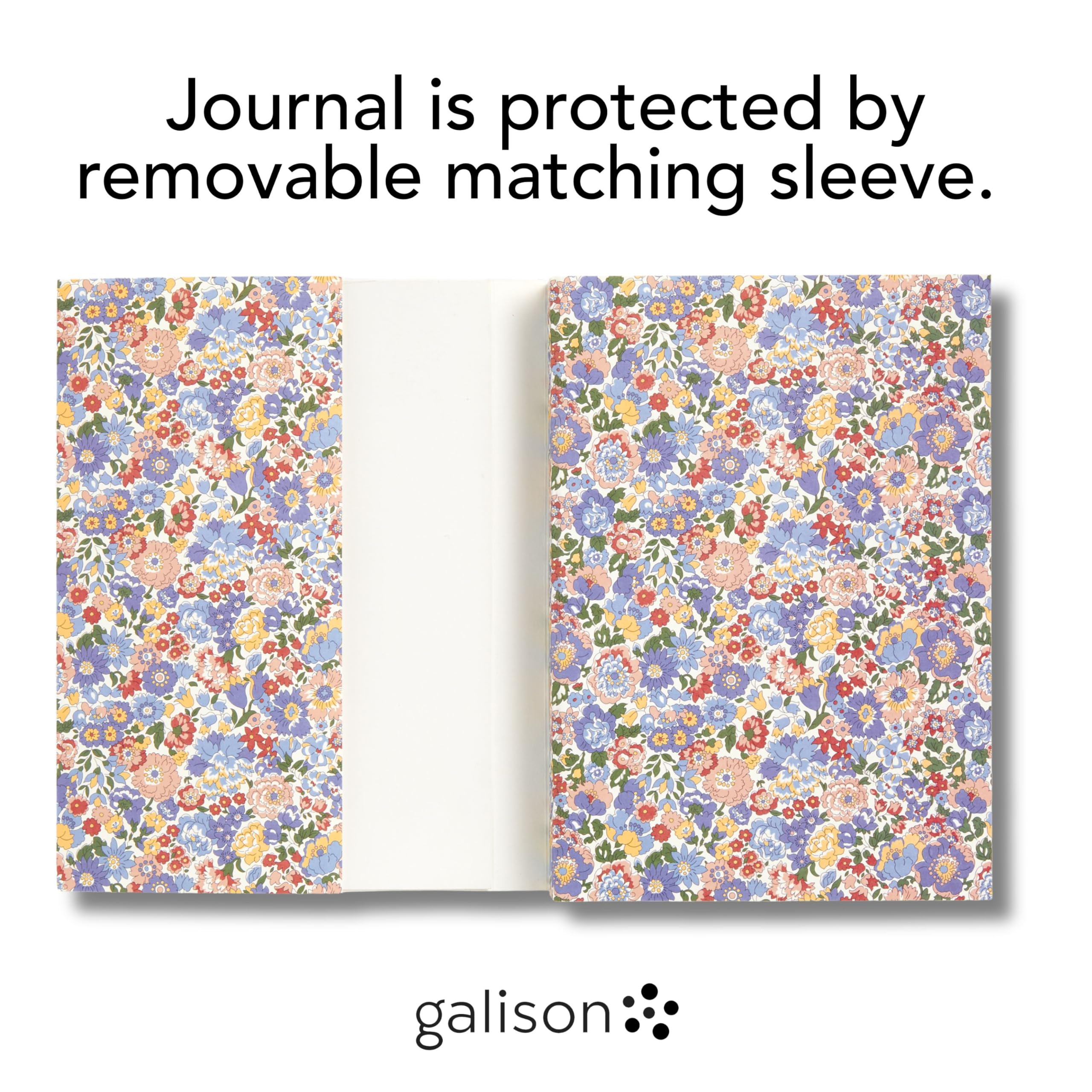 Galison Liberty Nell, Annie And May - Multifunctional Premium A5 Journal with Bright Floral Patterned Artwork Includes 300 Lined Pages - Image 2