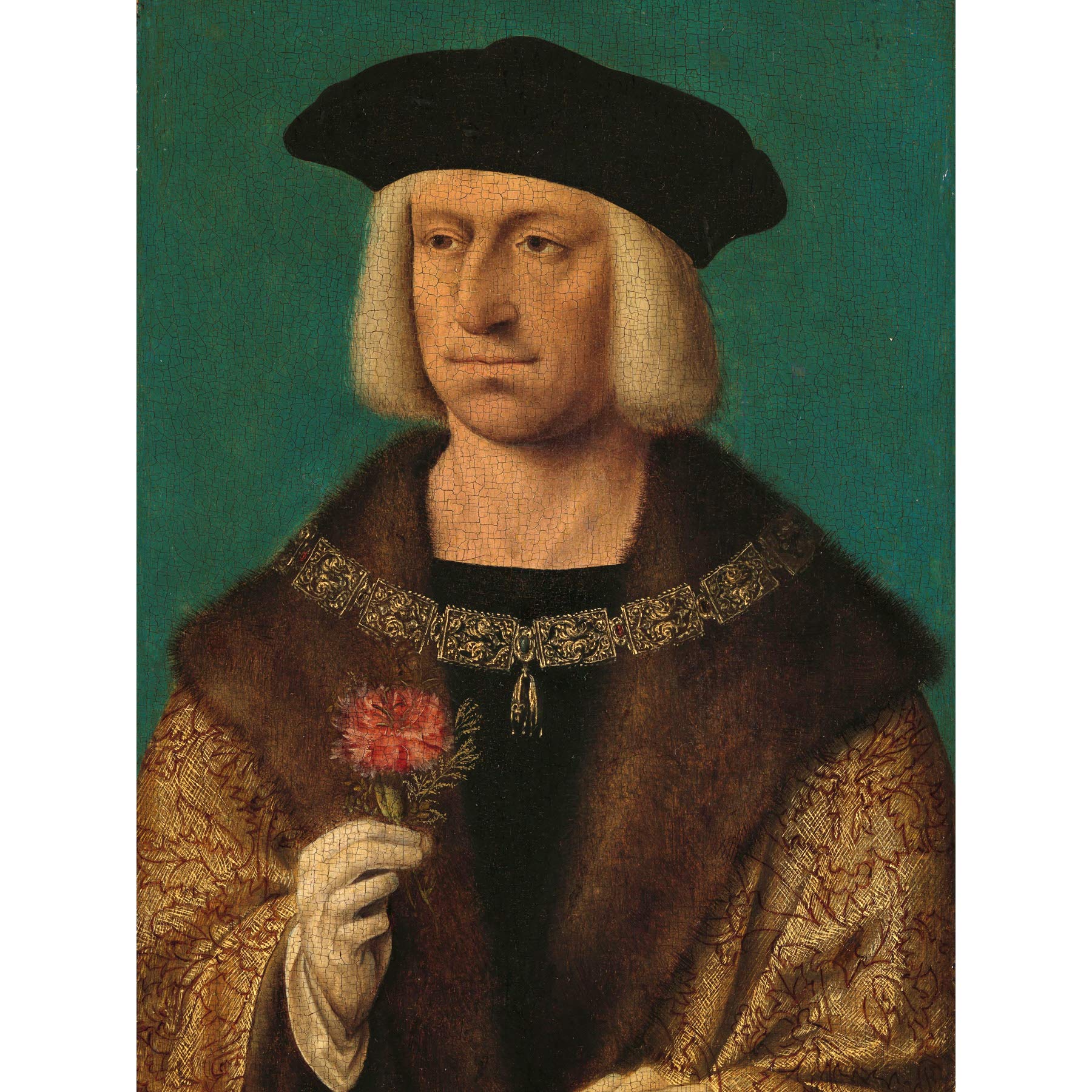 Artery8Joos Van Cleve Portrait Of Maximilian I Painting Large Wall Art Poster Print Thick Paper 18X24 Inch