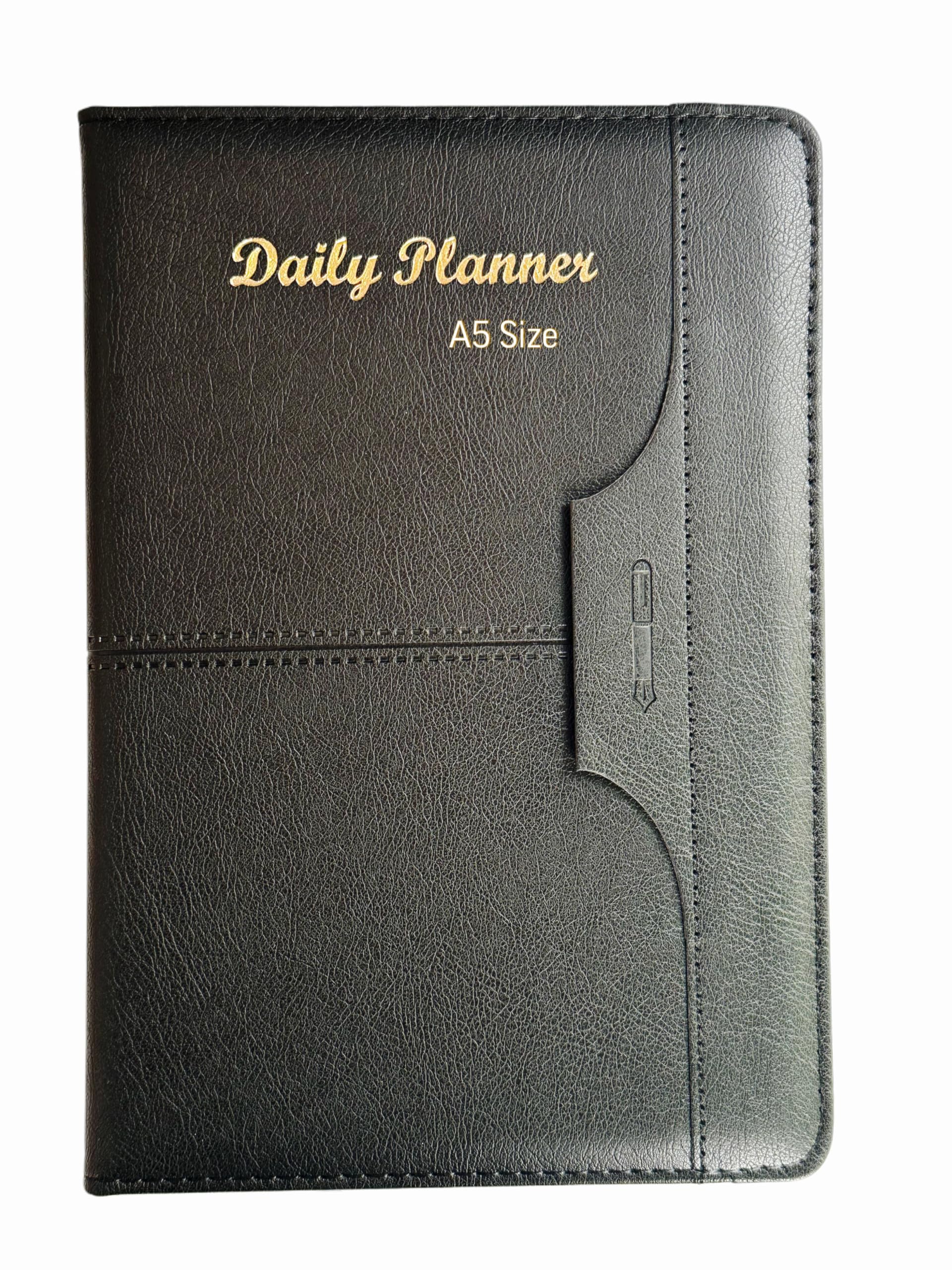 MSGH Daily Planner and Gratitude Journal | Schedule Your Day, Achieve Goals, Manage To-do List | Habit Tracker, Perfect for Home, Office, or School -Stay Organized (BLACK PLANNER)-image-26