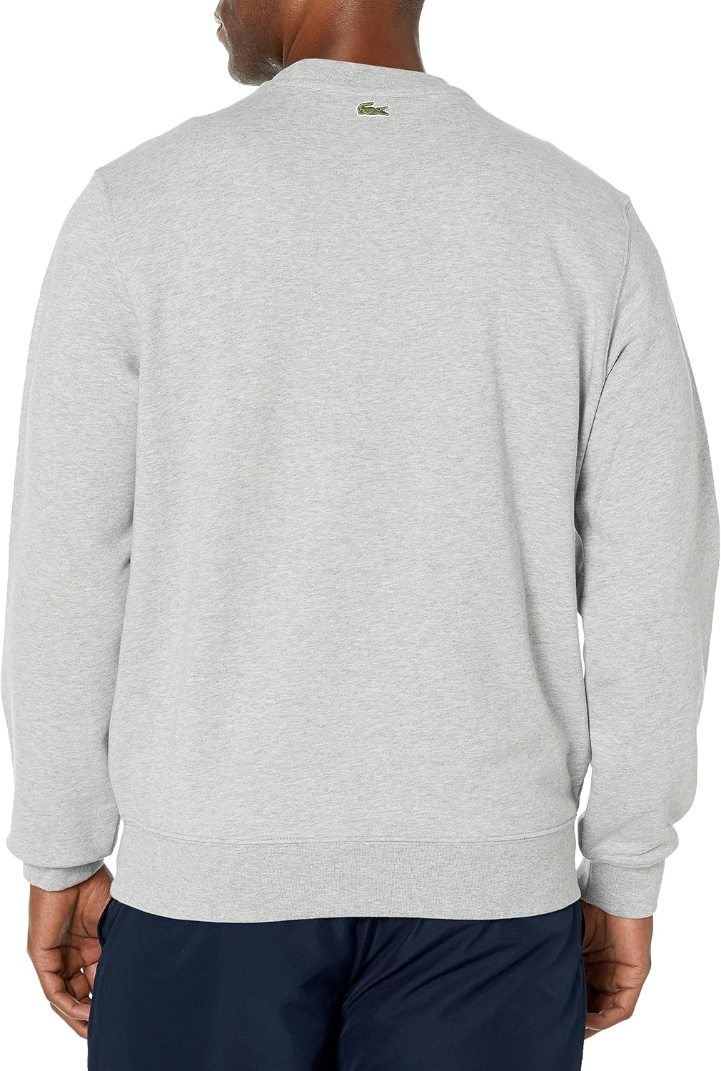 Lacoste mens Graphic Print Fleece Sweatshirt - Image 2