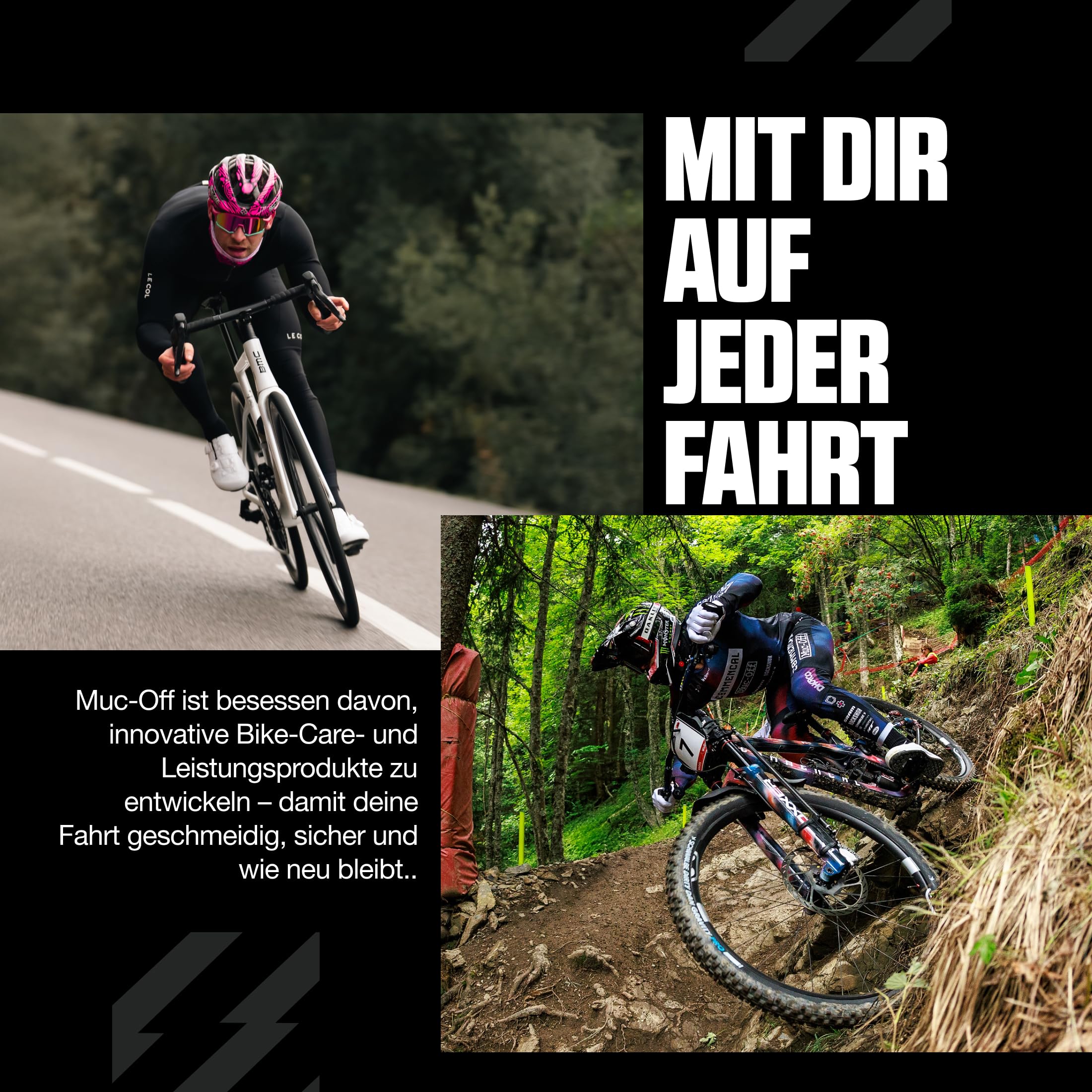 Muc Off No Puncture Hassle Tubeless Sealant Reifendichtmittel, 1 l - Hochwertiges Reifendichtmittel für Schlauchlose Fahrradreifen mit UV-Tracer-Farbstoff, Dichtet Risse und Löcher Bis Zu 6 mm ab