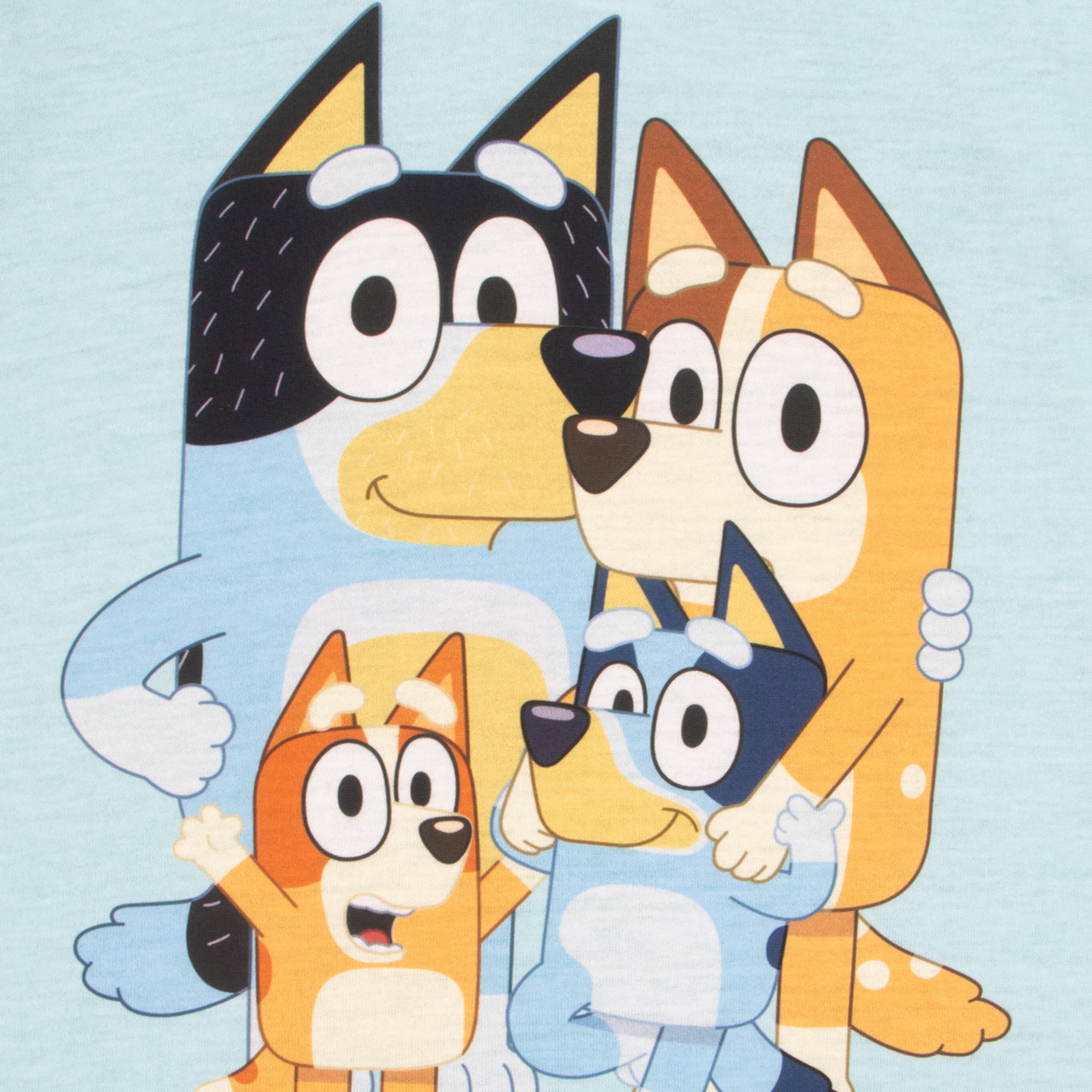 Bluey Pigiama | Bingo Pigiami Bambino | Manche Longue Pigiamone Bambino