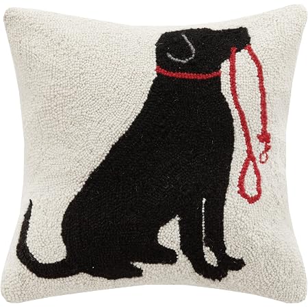 Lab on Dock Hook Pillow from Peking Handicraft