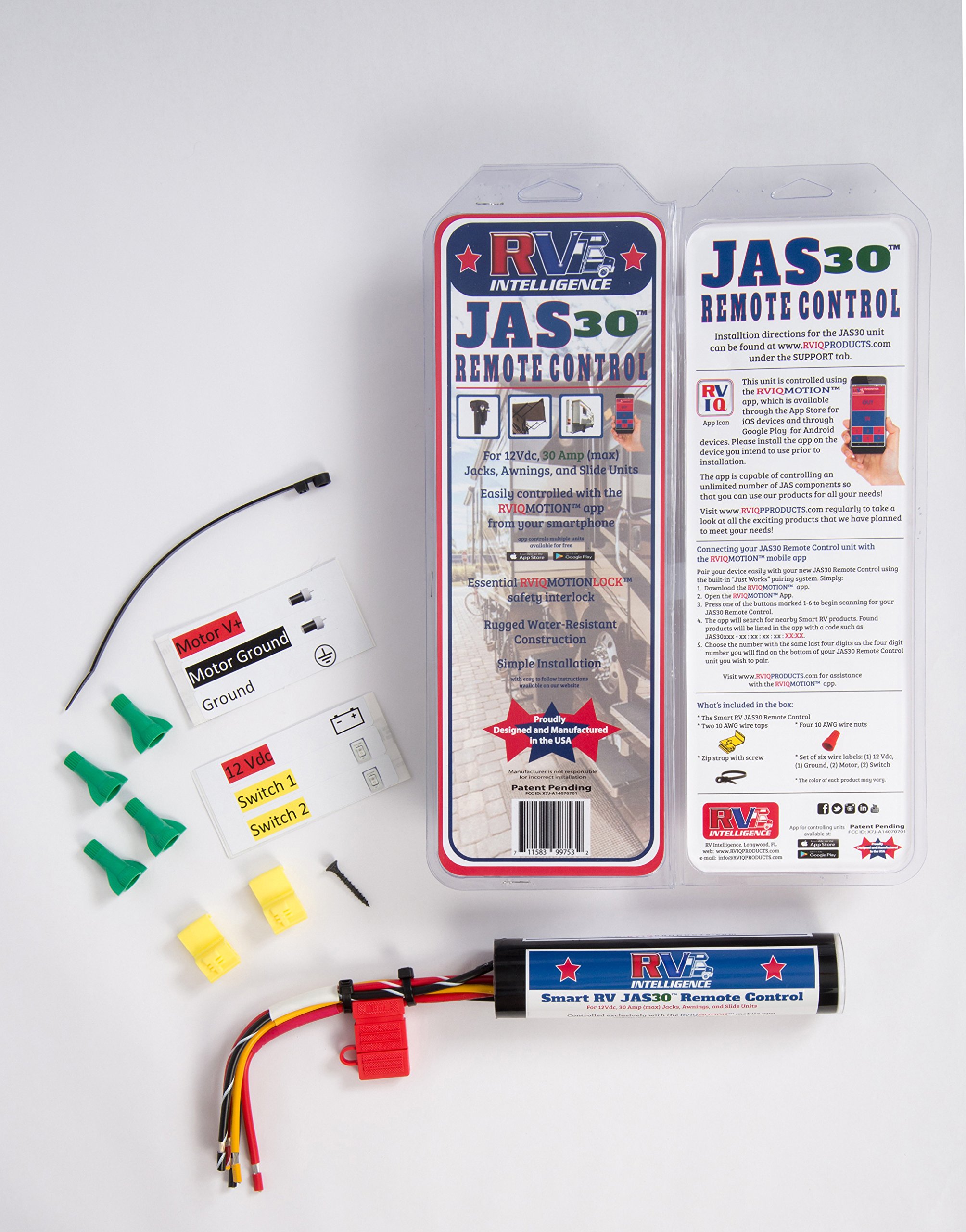 RV Intelligence RVI013002 JAS30 Smart RV Wireless 12V Accessory Control