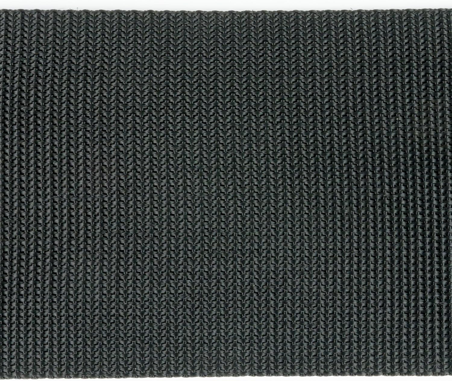 Country Brook Design - 4 Inch Heavy Weight Black Polypropylene (Polypro) Webbing