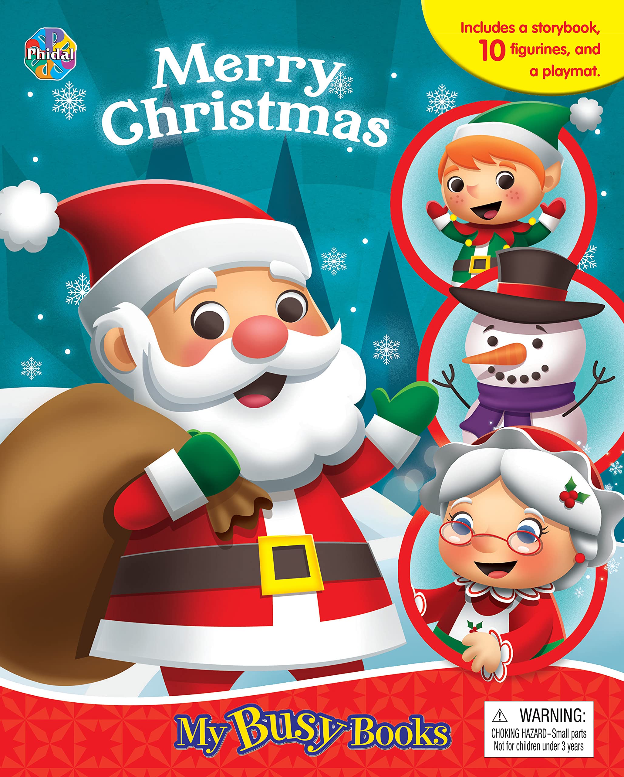 Merry Christmas My Busy Book (My Bu..., Phidal Publishi