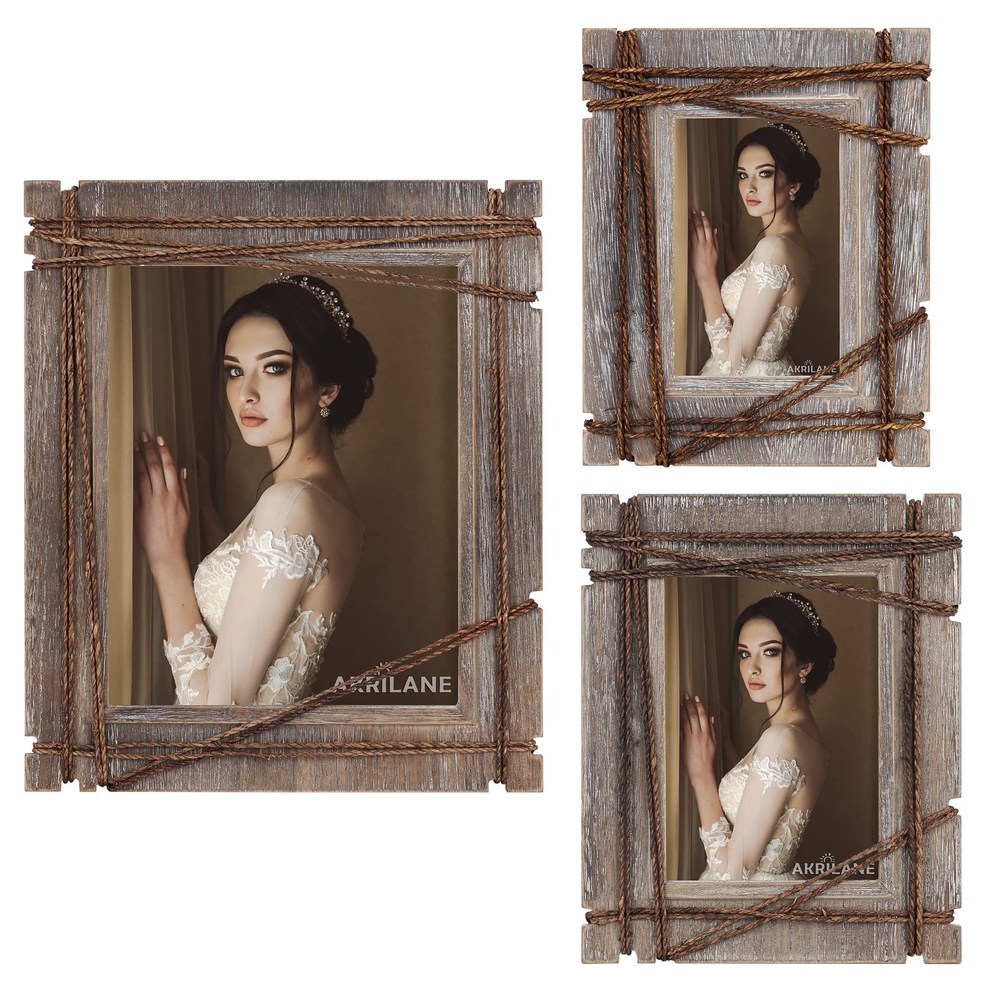 Cadre Photo En Bois 5x7 Pouces - Fabriqué Aux États-Unis - Neuf Dans Sa Boîte