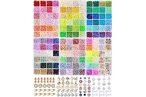 GREENTIME Extensive Selection of 11108 Clay Beads for Personalized Accessories Creation