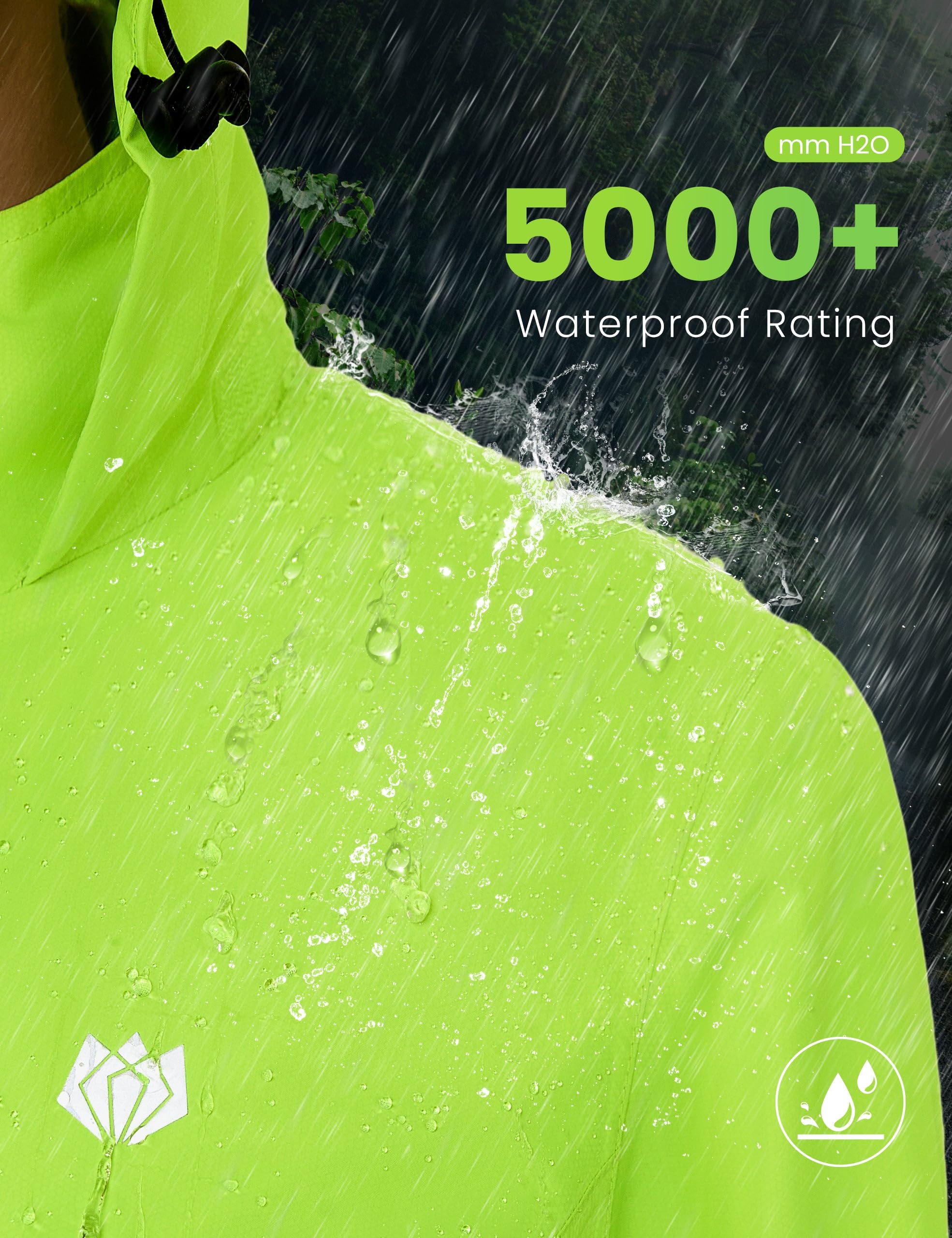 FitsT4 Sports Veste de cyclisme pour femme - Imperméable - Respirante - Coupe-vent - Pour l'été - Veste d'extérieur réfléchissante