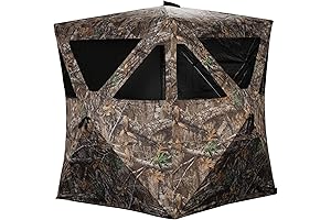 Rhino Blinds R100-RTE 2 Person Hunting Ground Deer Blind in Realtree Edge