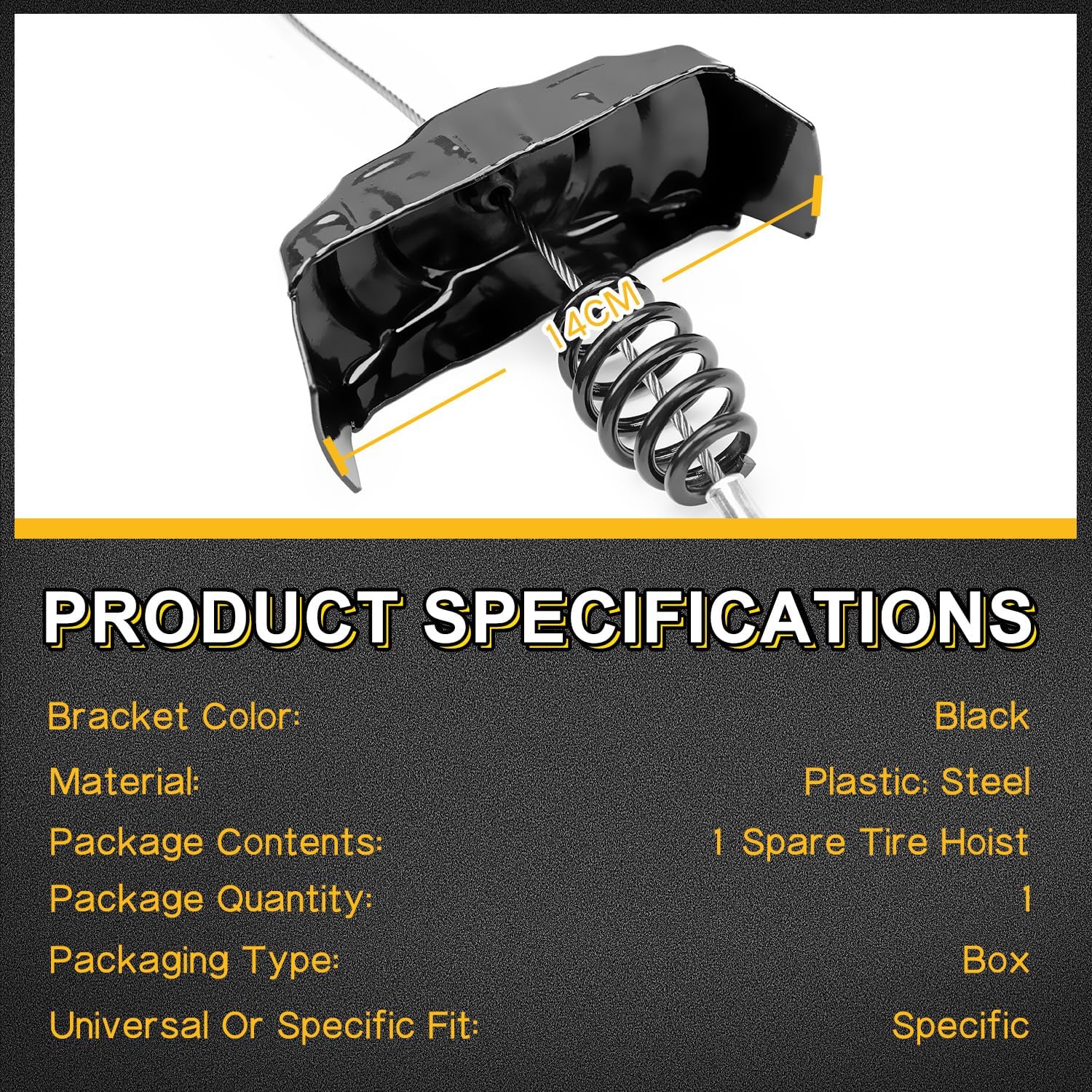 924-517 Spare Tire Hoist Assembly Tire Winch Carrier Fit for Cadillac Escalade ESV EXT | Fit for Avalanche 1500 2500/Suburban 1500 2500/Tahoe | Fit for Yukon XL 1500/2500