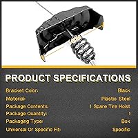 Vista 4 de 924-517 - Soporte de cabrestante de neumático de repuesto para Cadillac Escalade ESV EXT Compatible con Avalanche 1500 2500/Suburban 1500