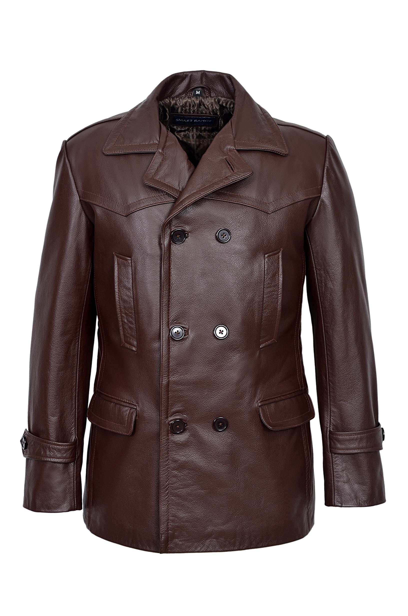 Smart Range Men's Kriegsmarine German Ww2 Dr Who Reefer Hide