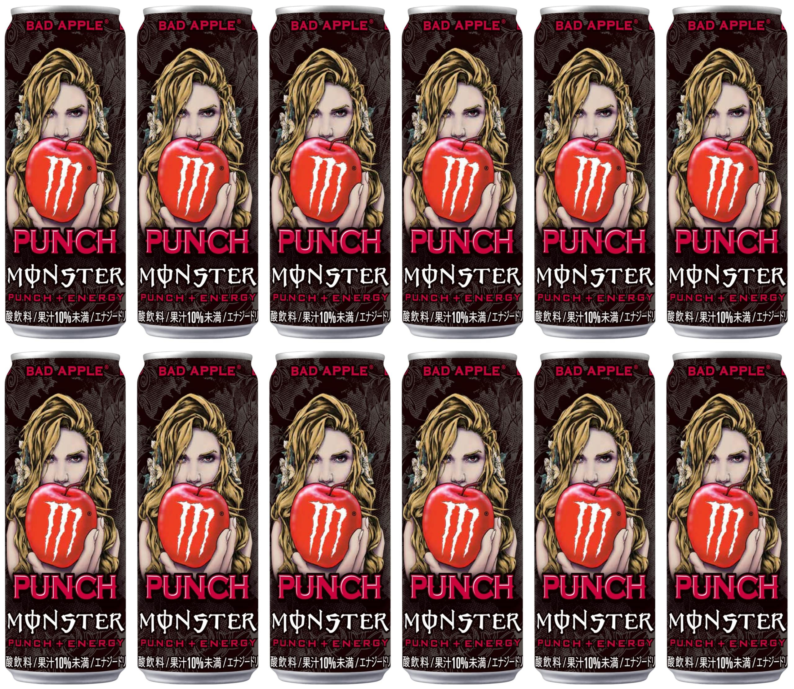 Amazon.co.jp: モンスター バッドアップル 355ml×12本 [エナジー 