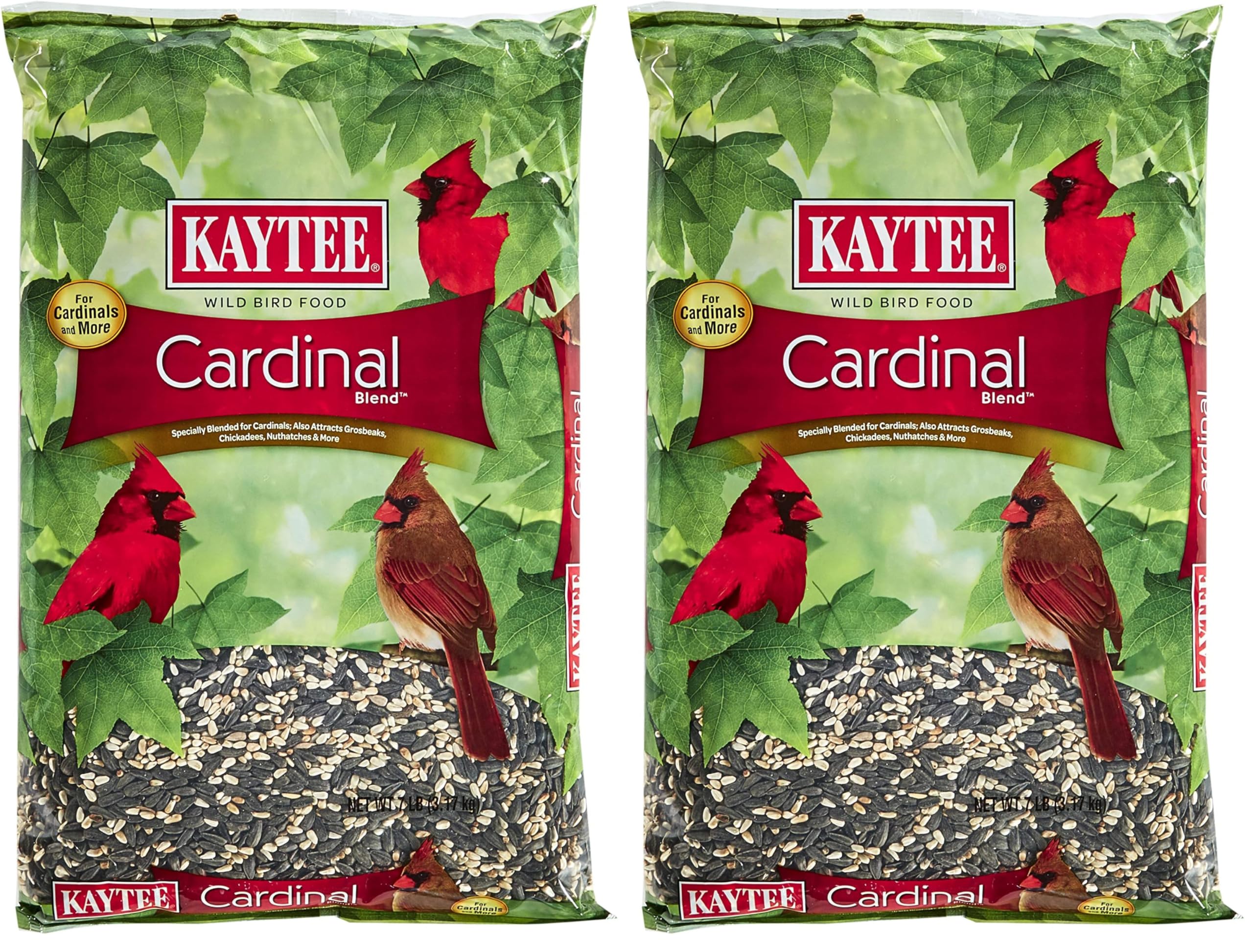 Kaytee Cardinal Wild Bird Seed, 7 Pound (Pack of 2)