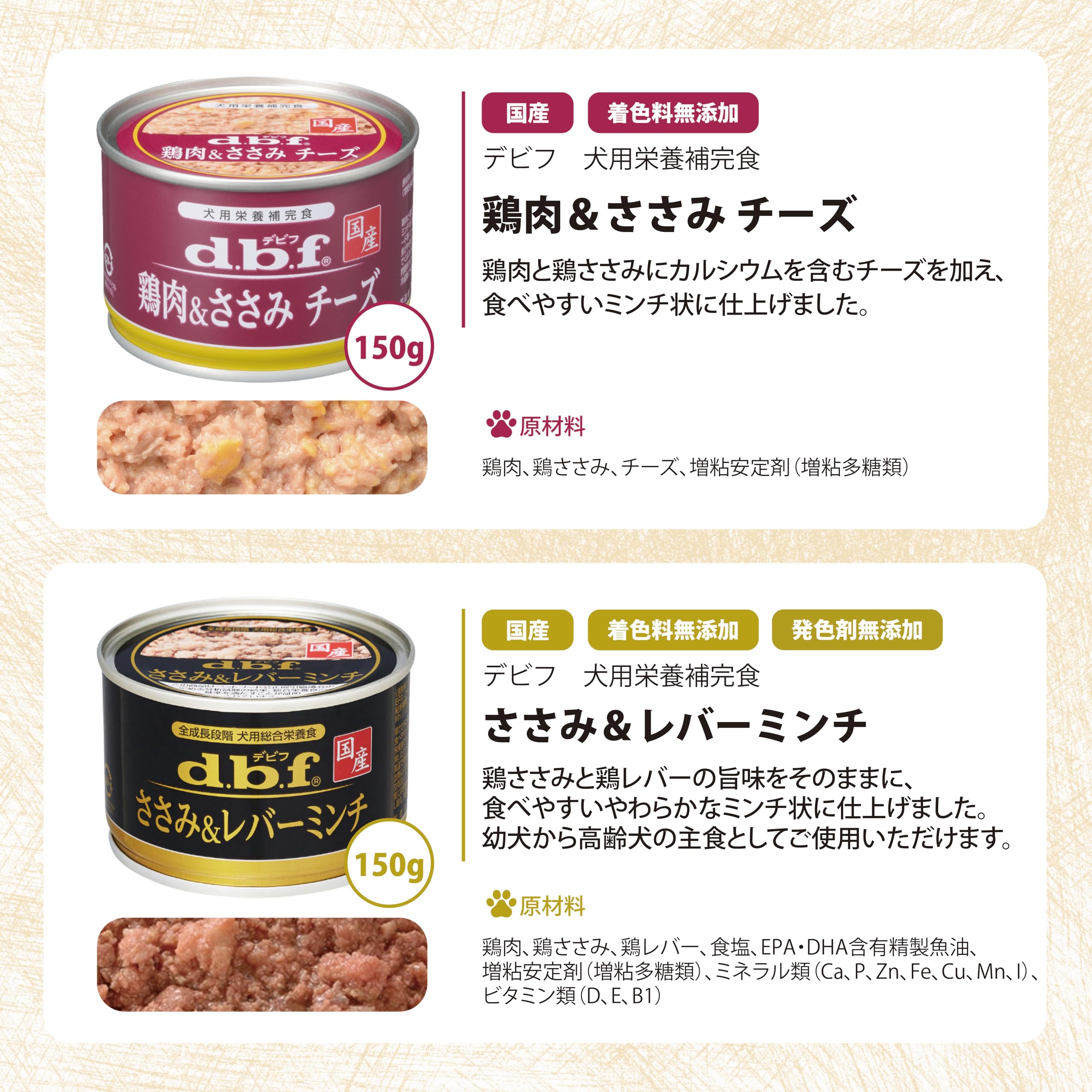 Amazon.co.jp: デビフ 缶詰 犬 150g 8種セット 各3缶（計24缶） ささみ