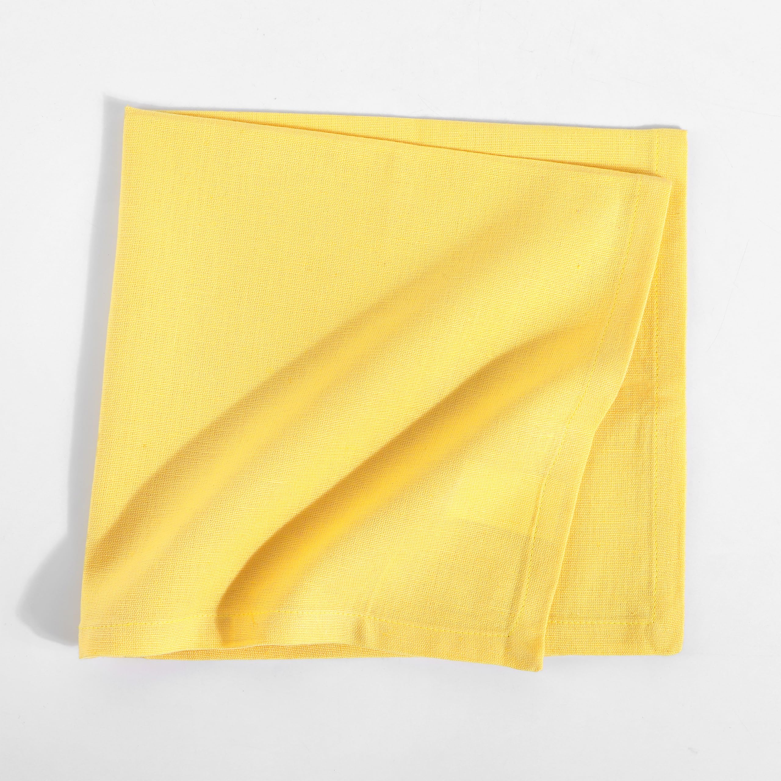 Lot De 12 Serviettes De Table En Coton 100% - 30,5x30,5 Cm - Blanc - Qualité Hôtelière - Lavables En Machine