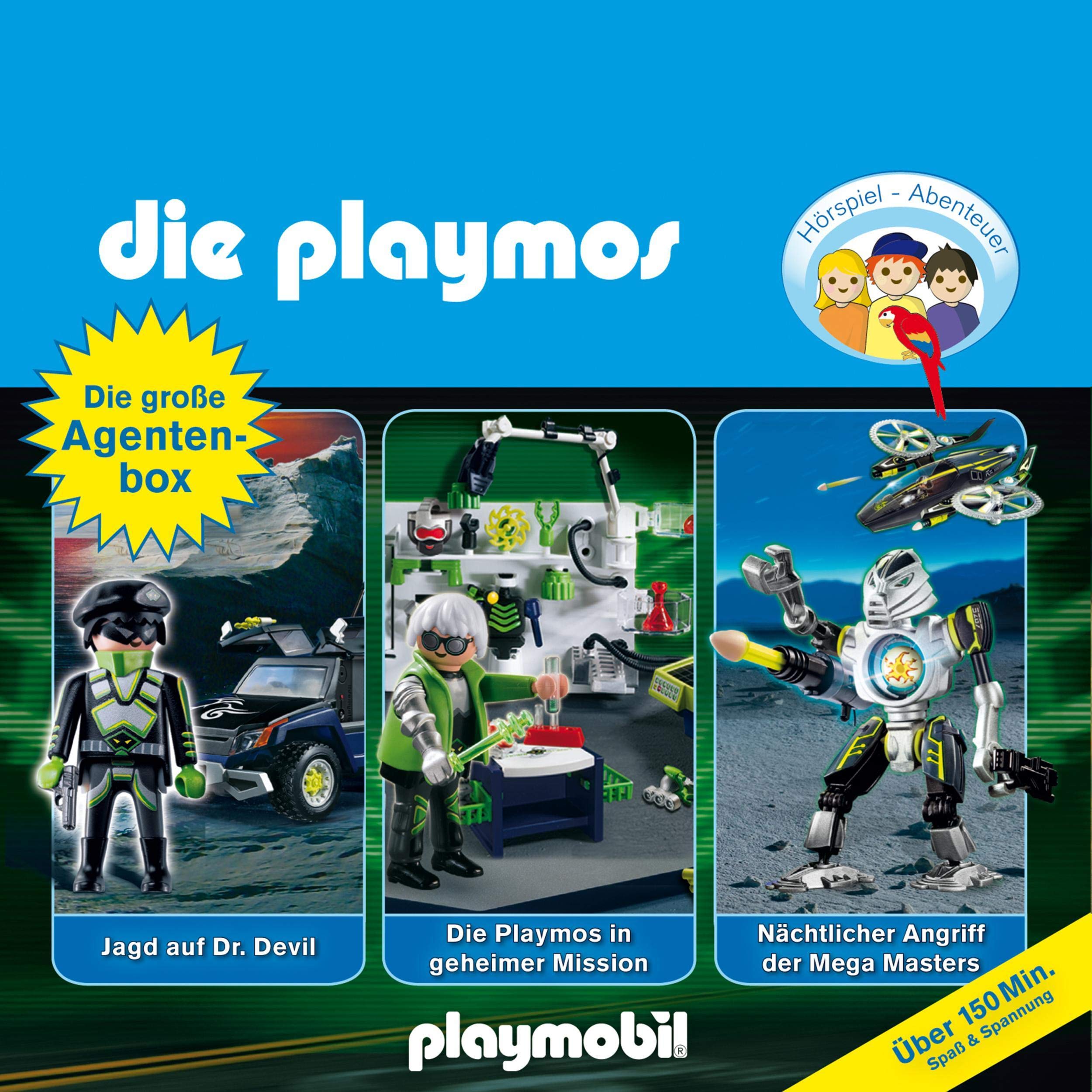 Cover art for Die große Agenten-Box. Das Original Playmobil Hörspiel