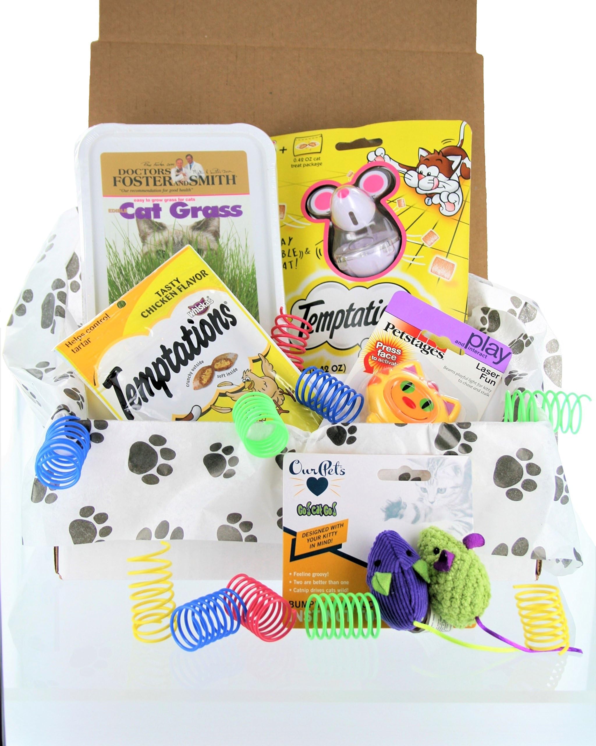 Couch Potato Adult Kitty Cat Toy & Treat Bundle, 17 pieces