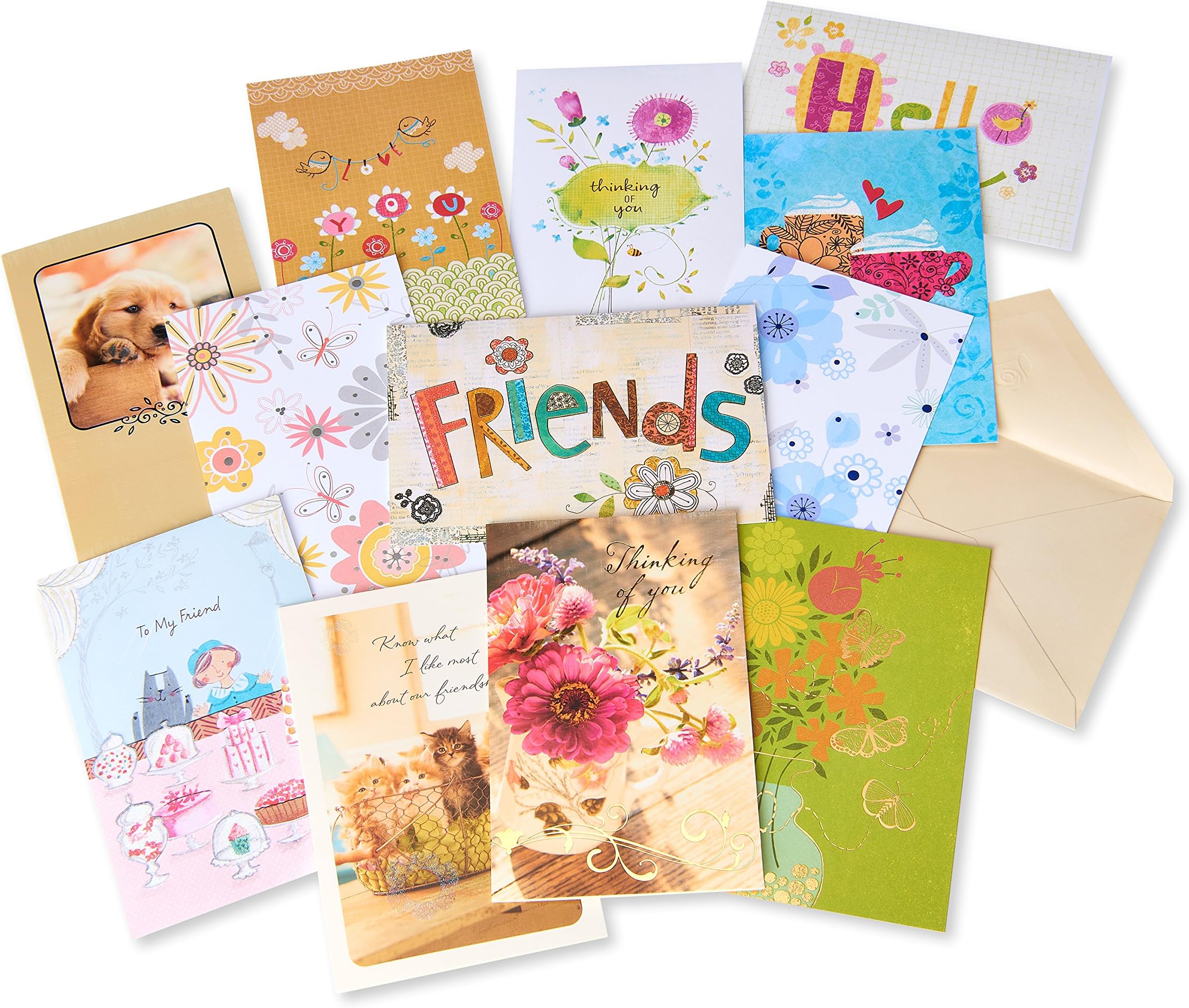 American Greetings Friendship Cards, Assorted (12-Count)