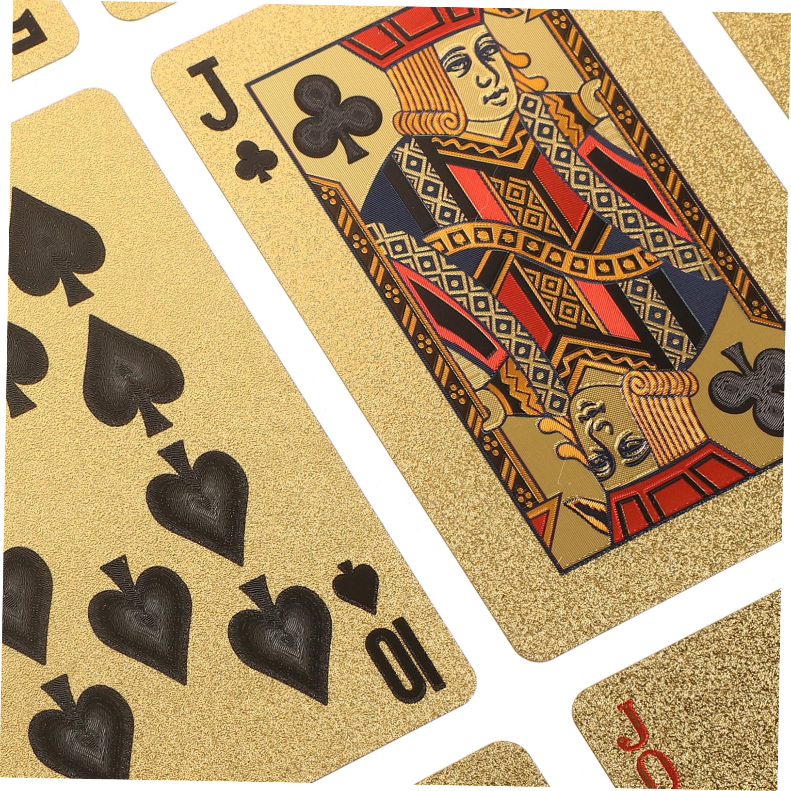 VICASKY 4confezioni Plated Poker Cards Gioco Da Tavolo Per Feste Carte Da Gioco Di Alta Qualità Per Intrattenimento e Per Adulti e Appassionati Di Poker
