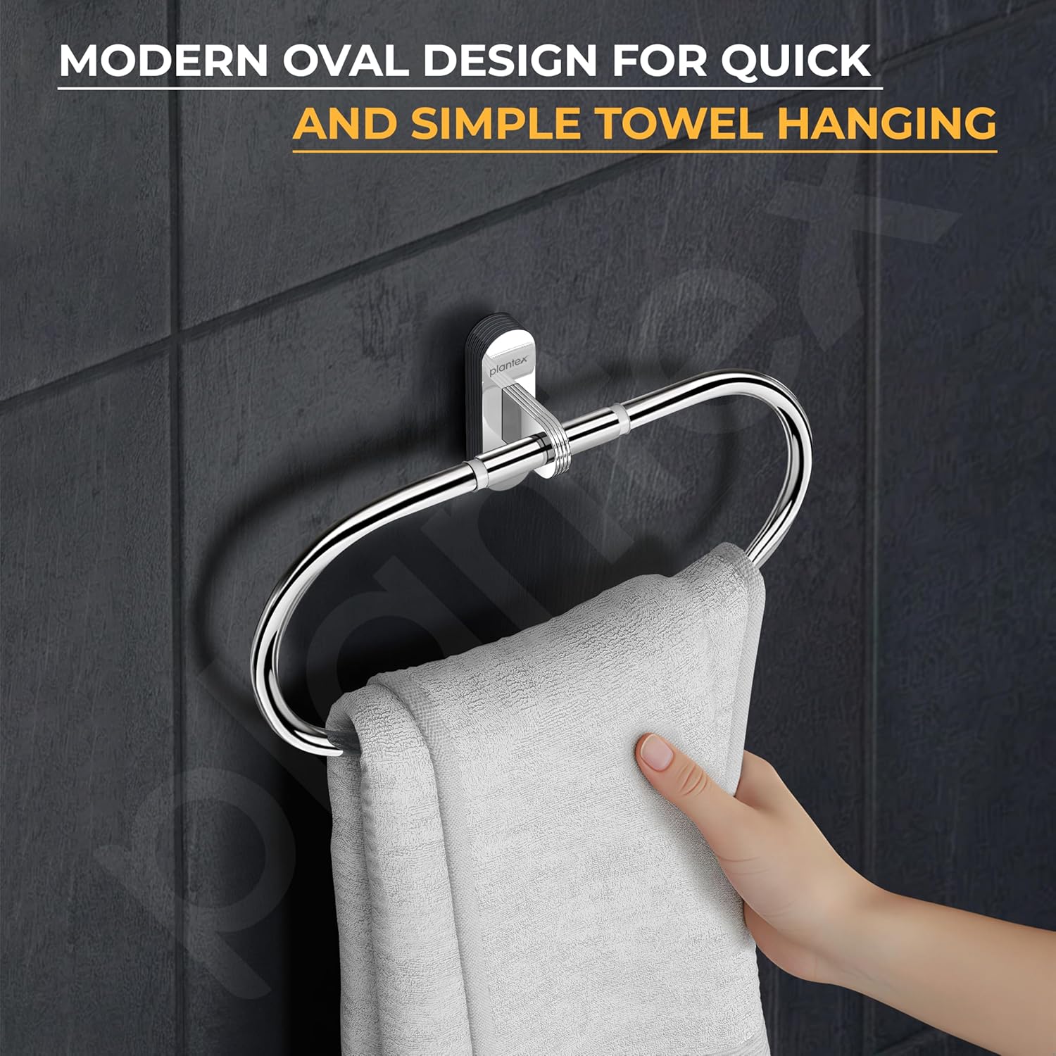 Towel Ring for Bathroom/Pure Brass Towel Holder/Towel Stand/Hanger/Bathroom Accessories - Pack of 1 (APS-GIA-05, Chrome)