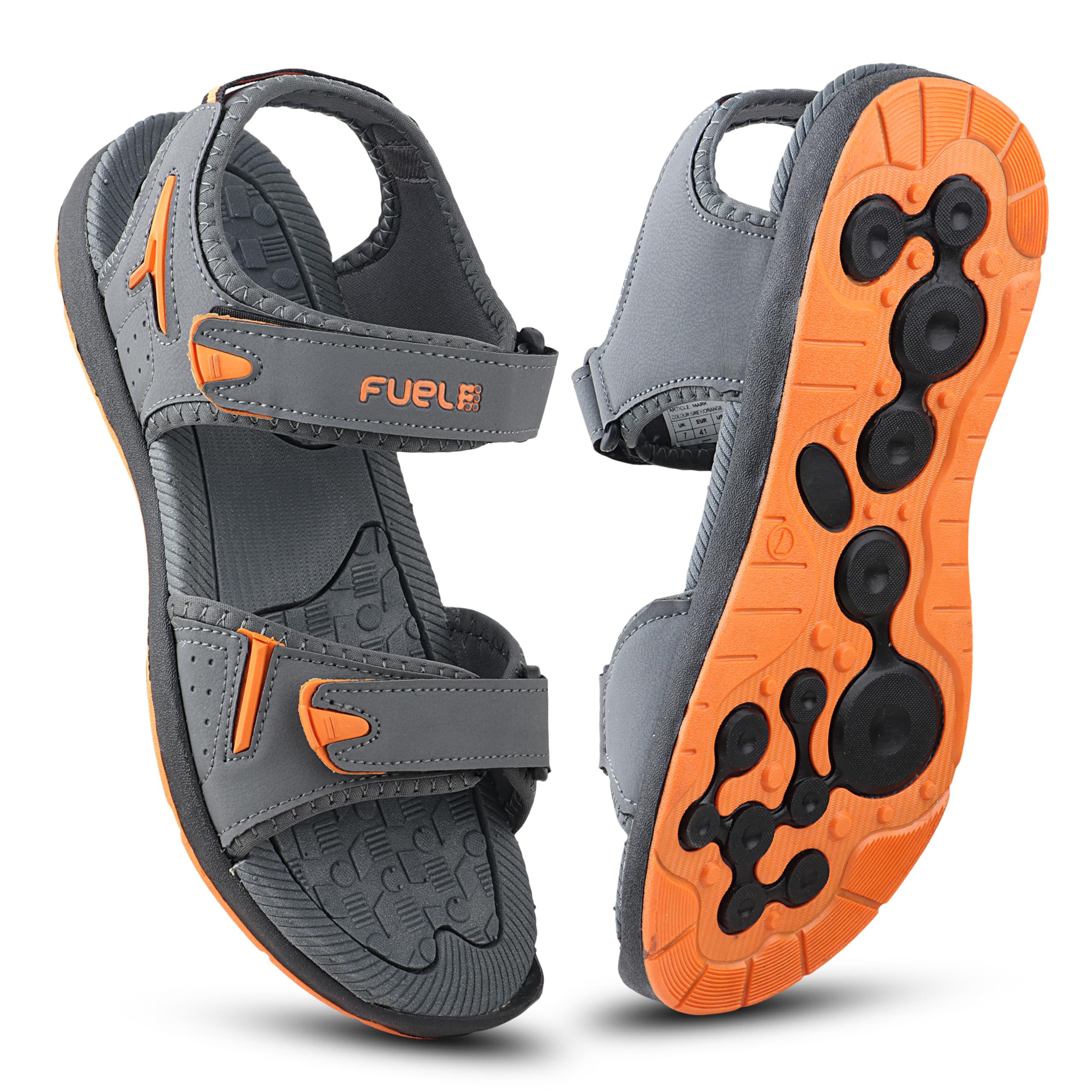 FUEL Sandals & Floaters for Mens & Boys Comfortable & Lightweight Dailywear, Anti-Skid Flexible & Breathable for Running & Walking (Mark) (B0CVS8BXSX) Amazon Price History, Amazon Price Tracker