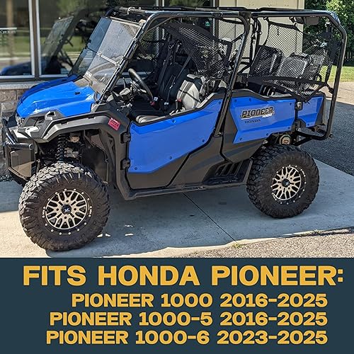 Miniatura 2 de Juego de pastillas de freno de cerámica delanteras y traseras para Honda Pioneer 1000 1000-5, 1000-6 2016, 2016, 2018, 2019, 2020, 2021, 2022, 2023,