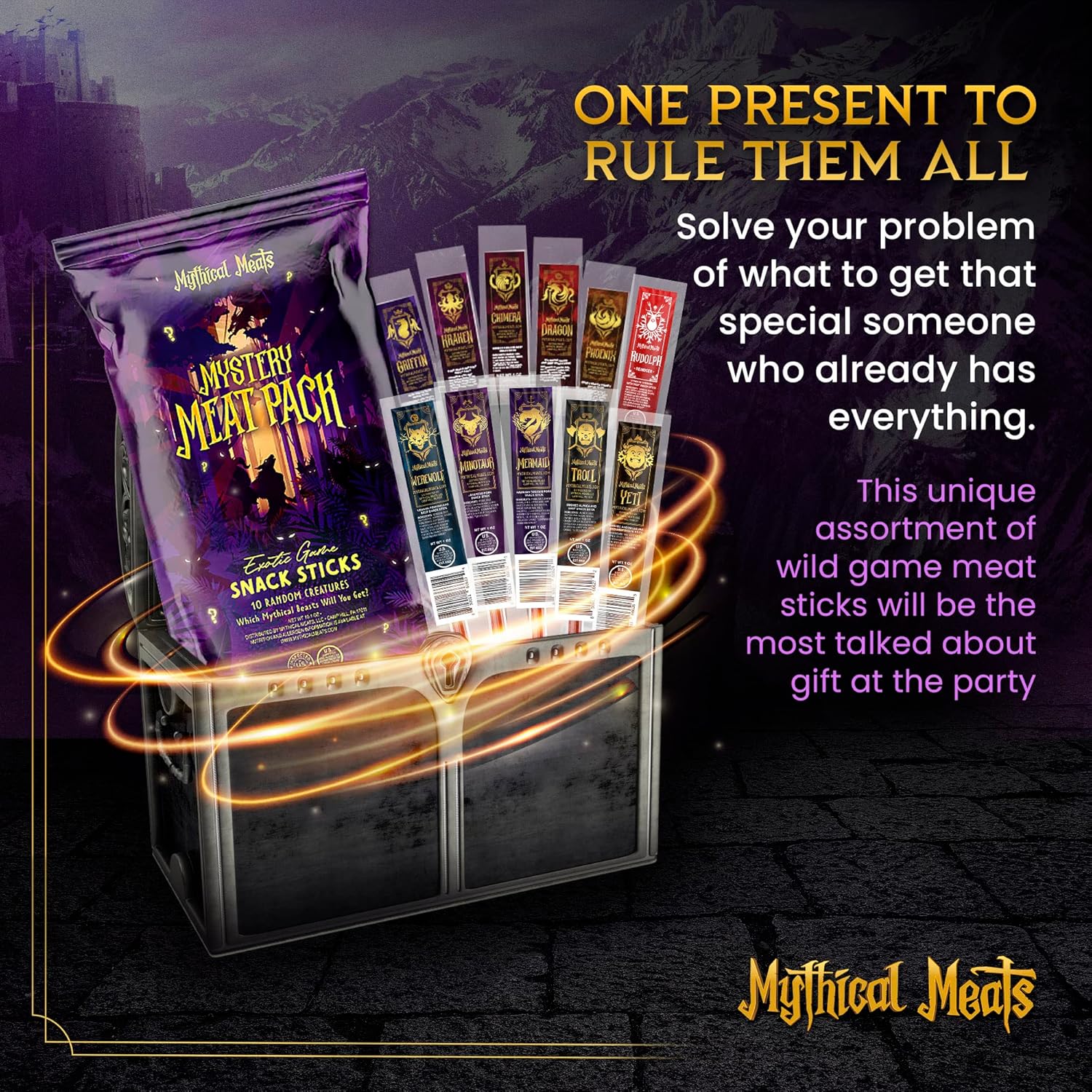 Buy Mythical Meats Mystery Meat Random Flavor Sampler Pack 10 Random